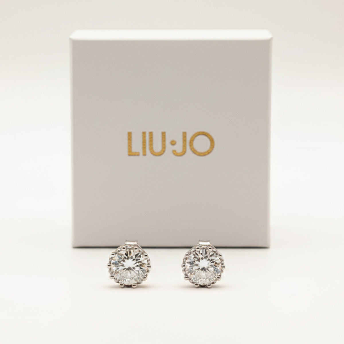 Liu Jo silver crystal studs - LJ2585