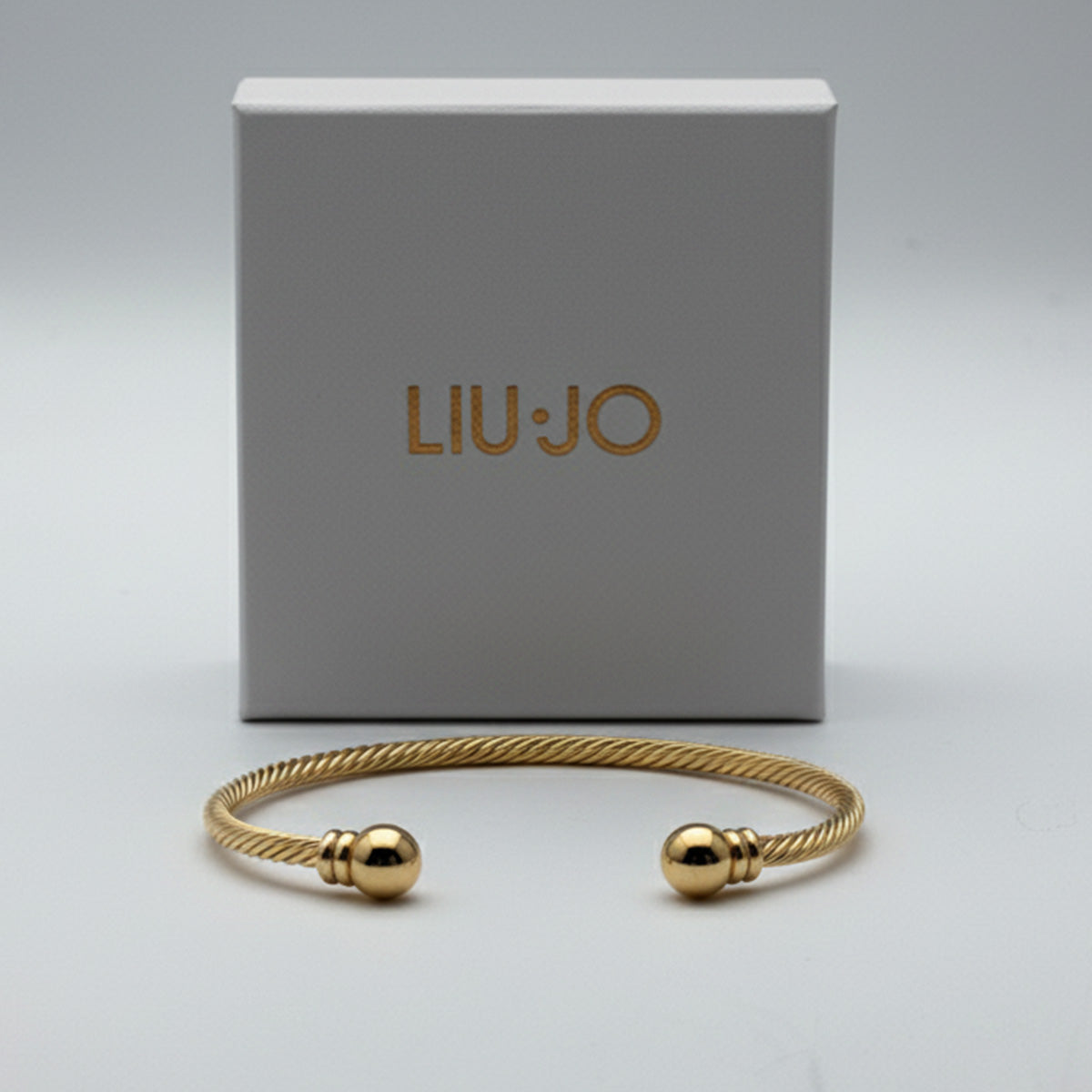 Liu Jo twisted gold bangle - LJ2686
