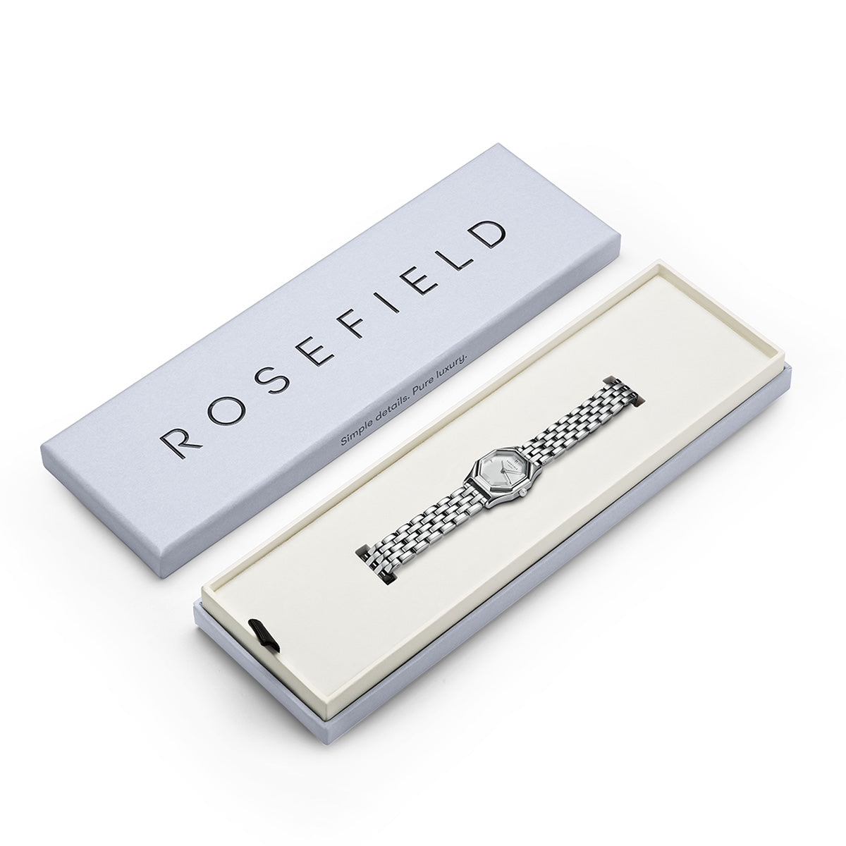 Rosefield Gemme White Steel Silver - GWSSS-G04