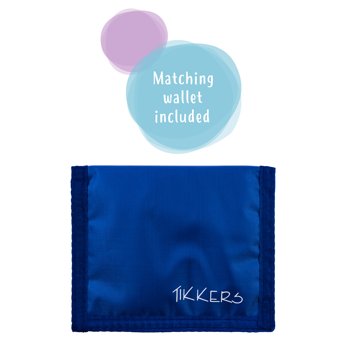 Tikkers Kids Blue Football Time Teacher Watch & Wallet Set - ATK1090