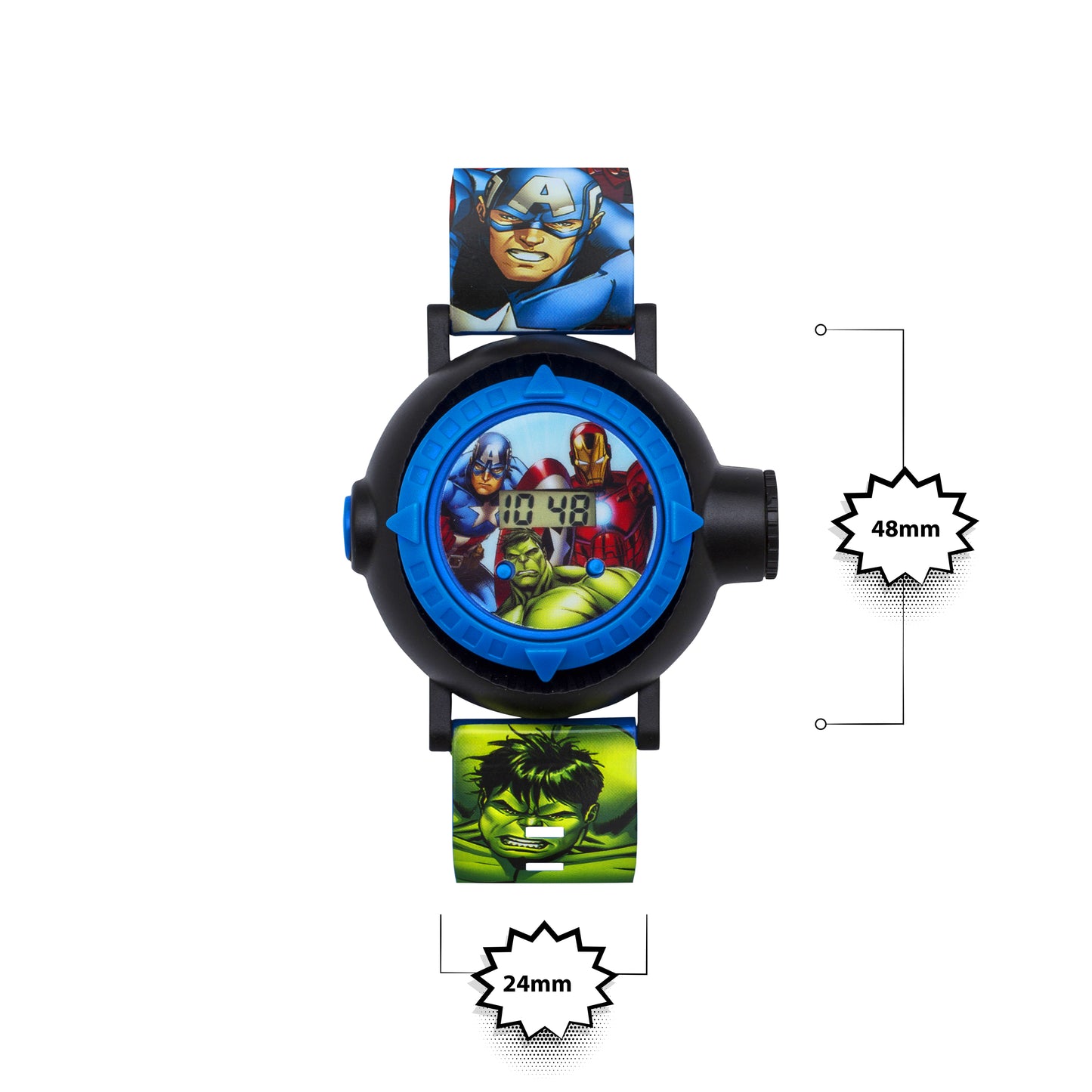Disney Marvel Avengers Blue Silicon Strap Watch - AVG3536ARG