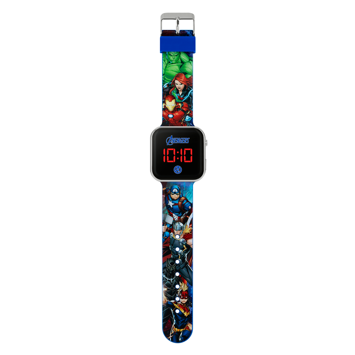 Disney Marvel Avengers Blue Strap LED Watch - AVG4706ARG