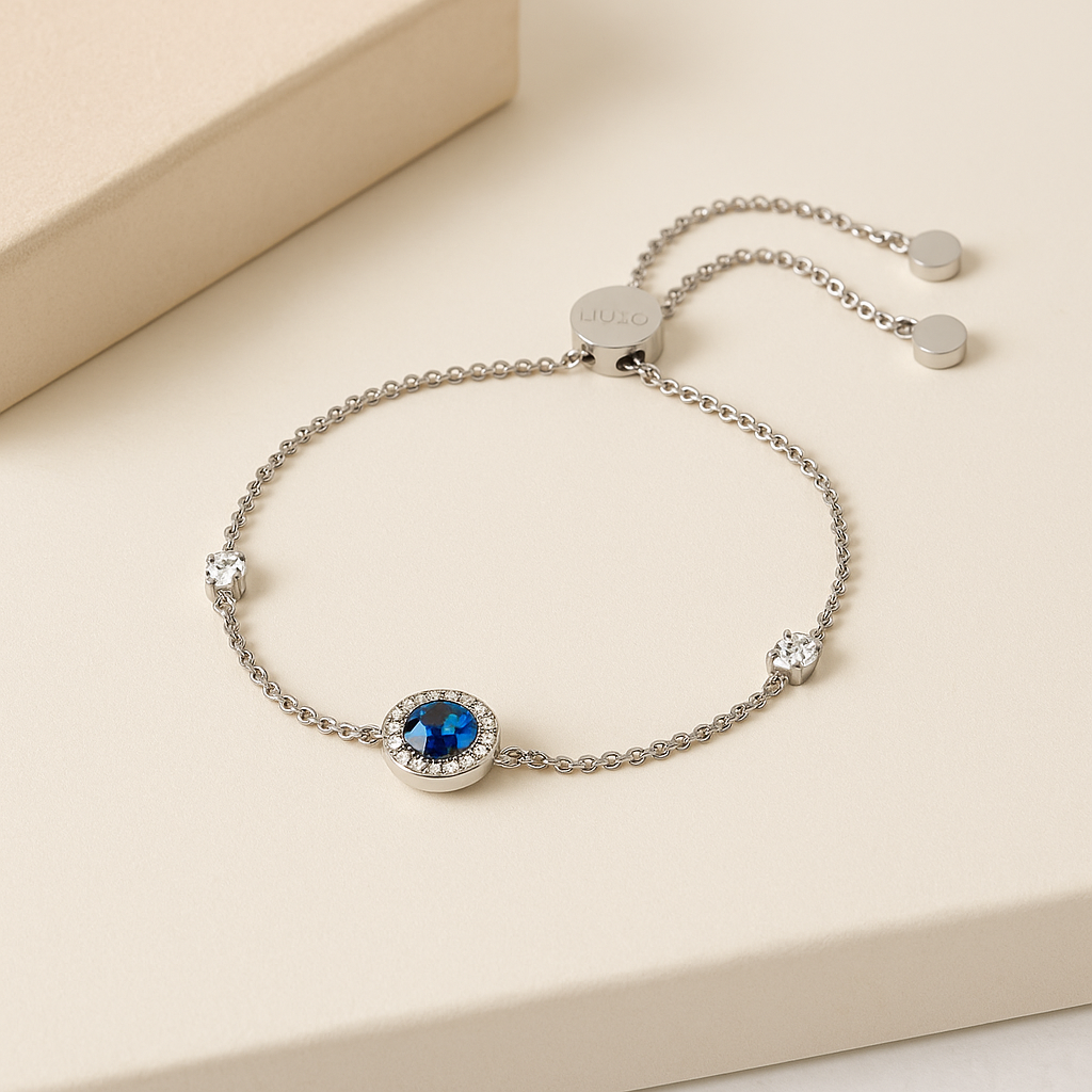 Liu Jo Celestia Silver Bracelet - Blue - LJ2265