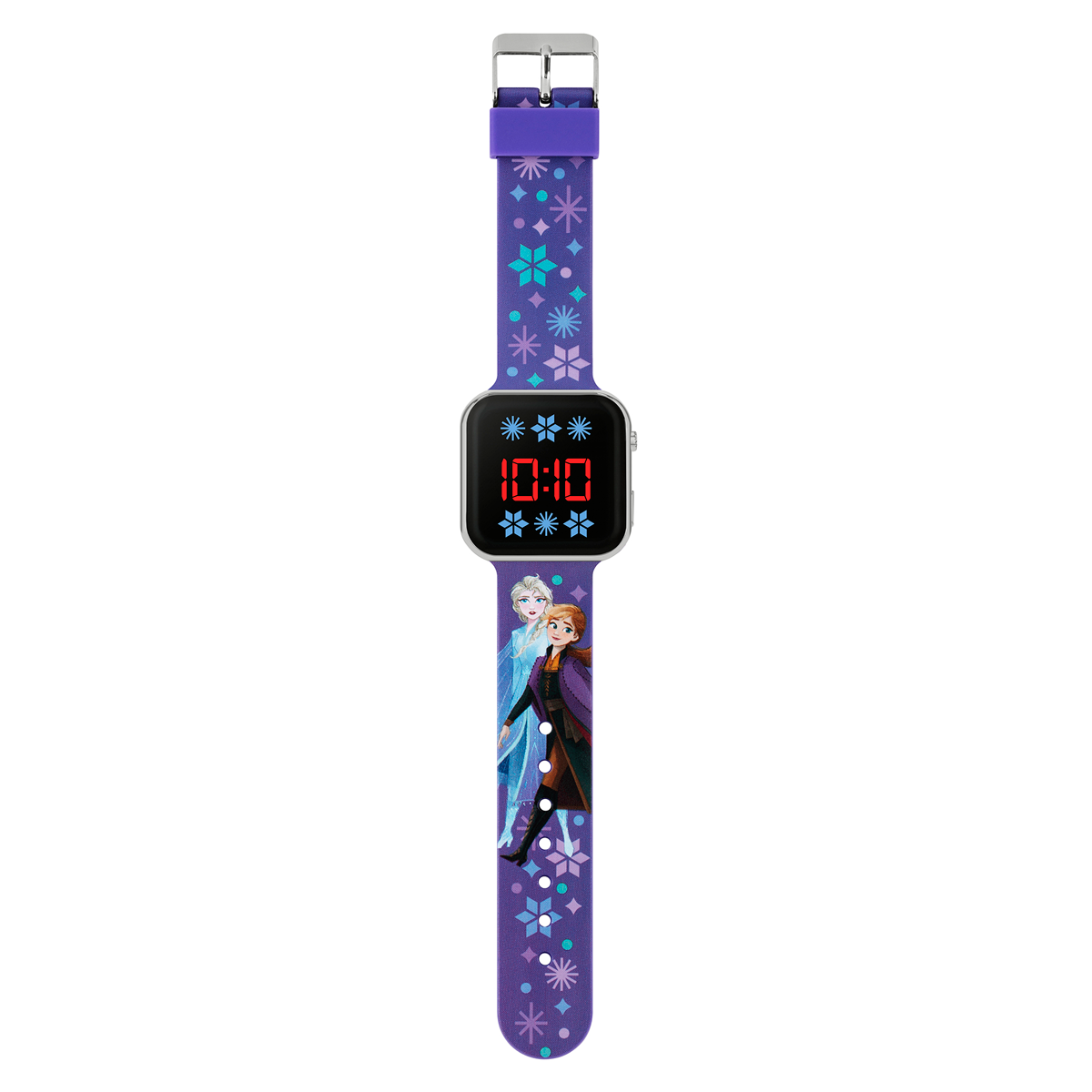 Disney Frozen Blue Printed Strap LED Watch - FZN4733ARG