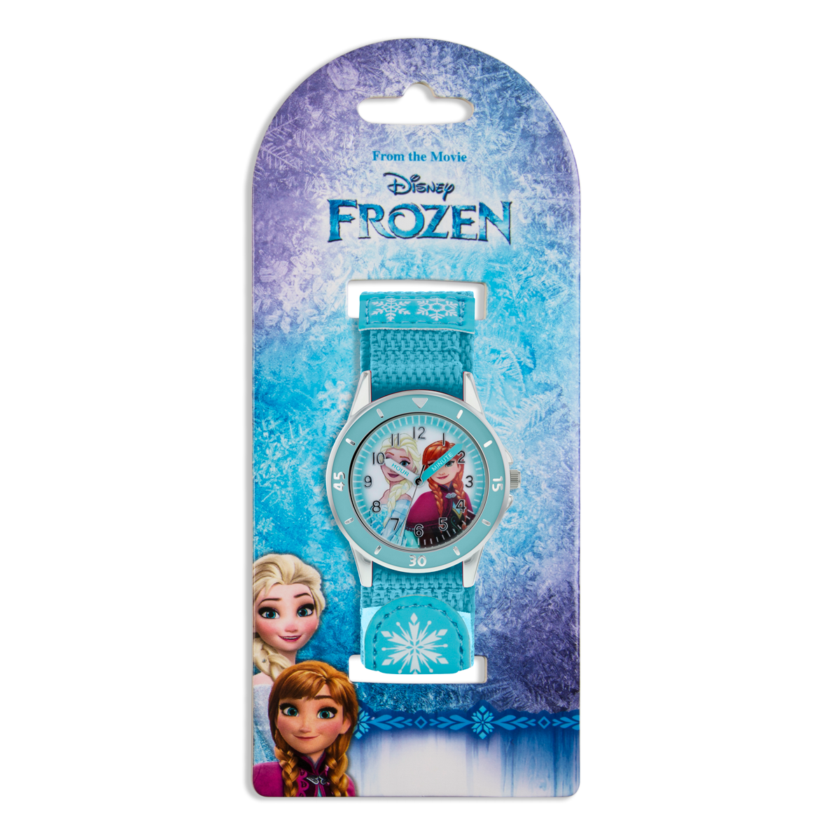 Disney Frozen Blue Fabric Strap Watch - FZN5014