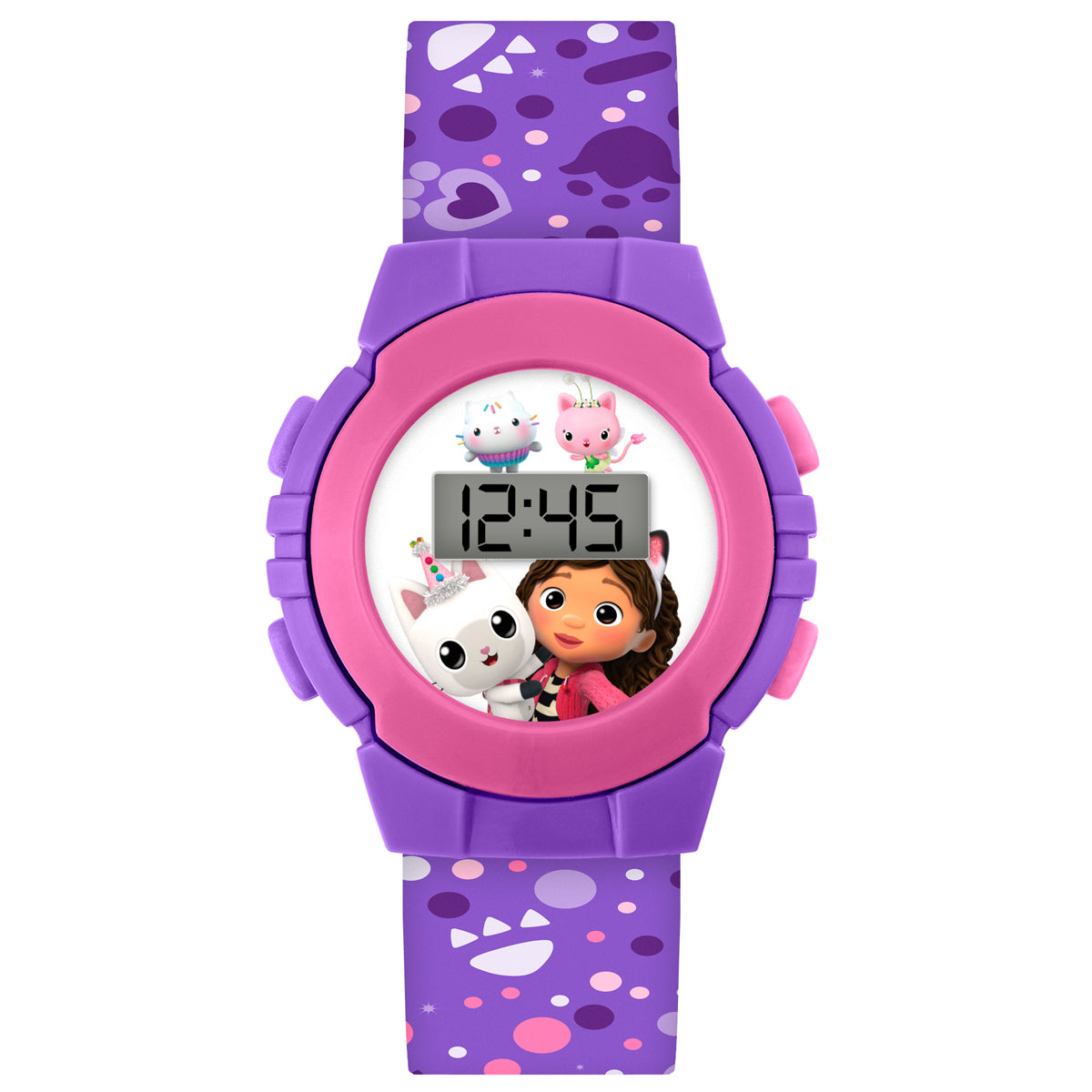 Gabby's Dollhouse Purple Digital Watch - GAB4069