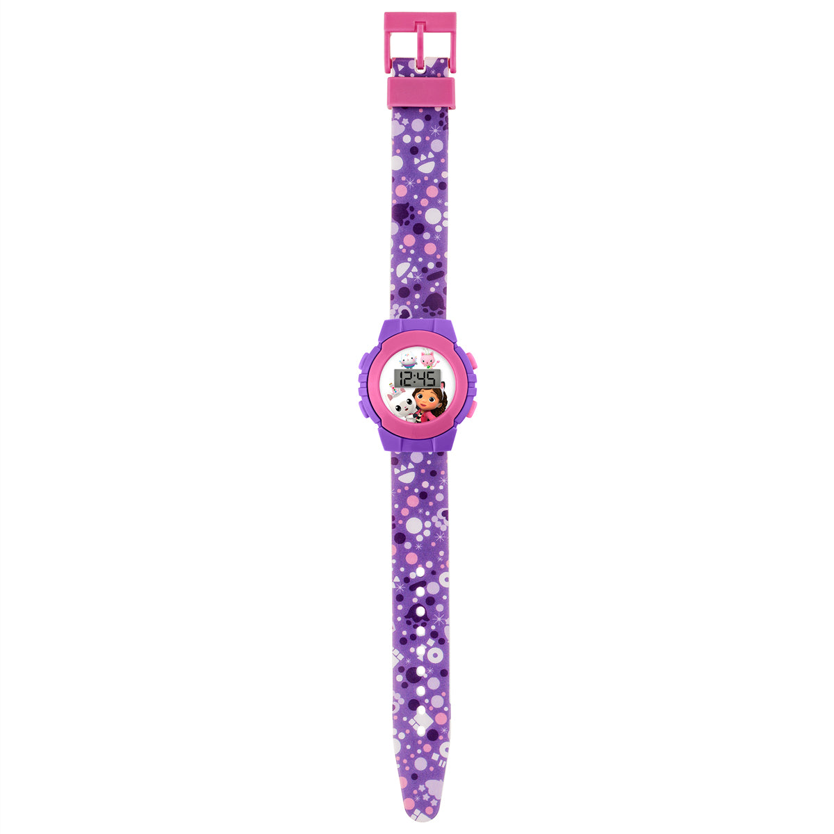 Gabby's Dollhouse Purple Digital Watch - GAB4069