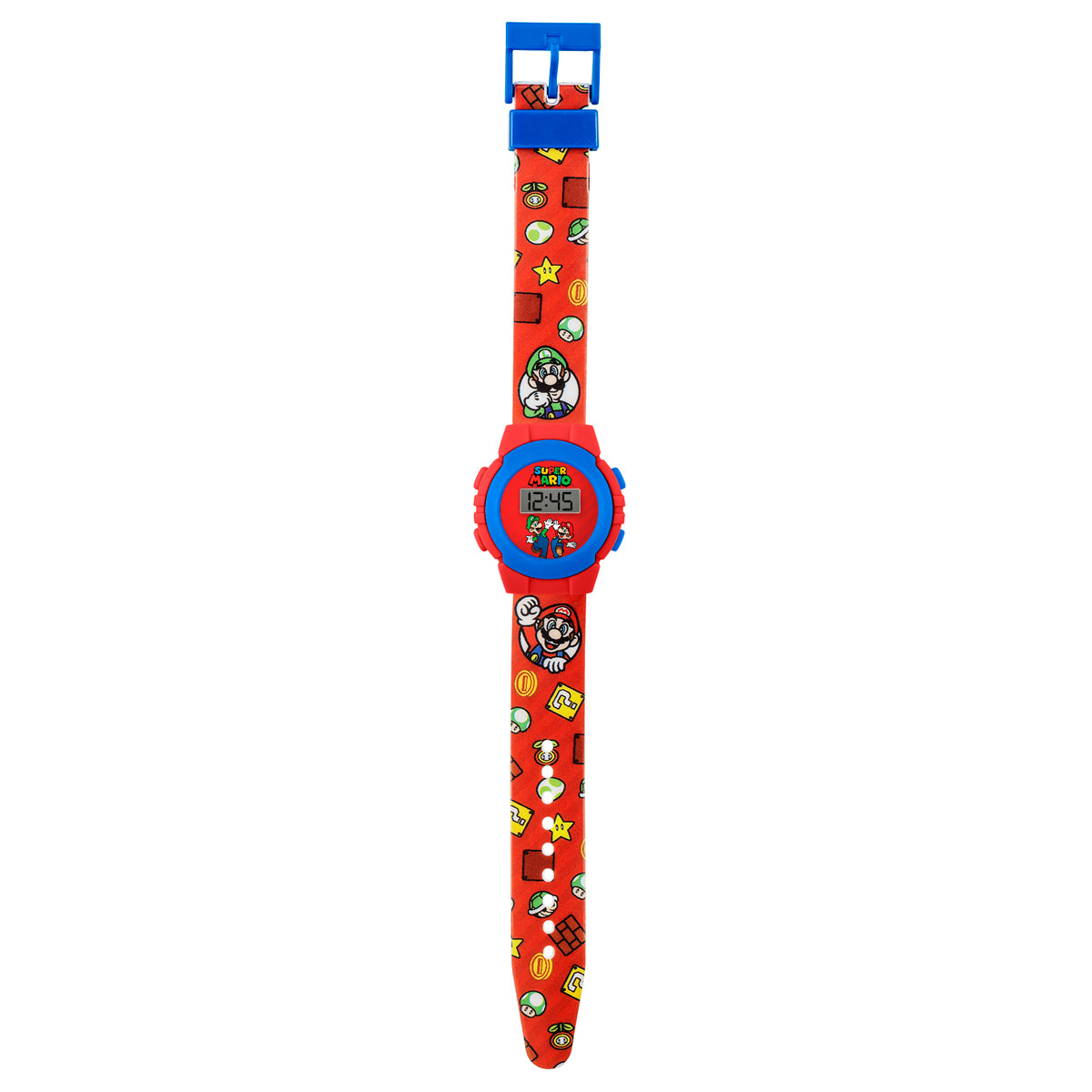 Nintendo Super Mario Red Digital Watch-GSM4234
