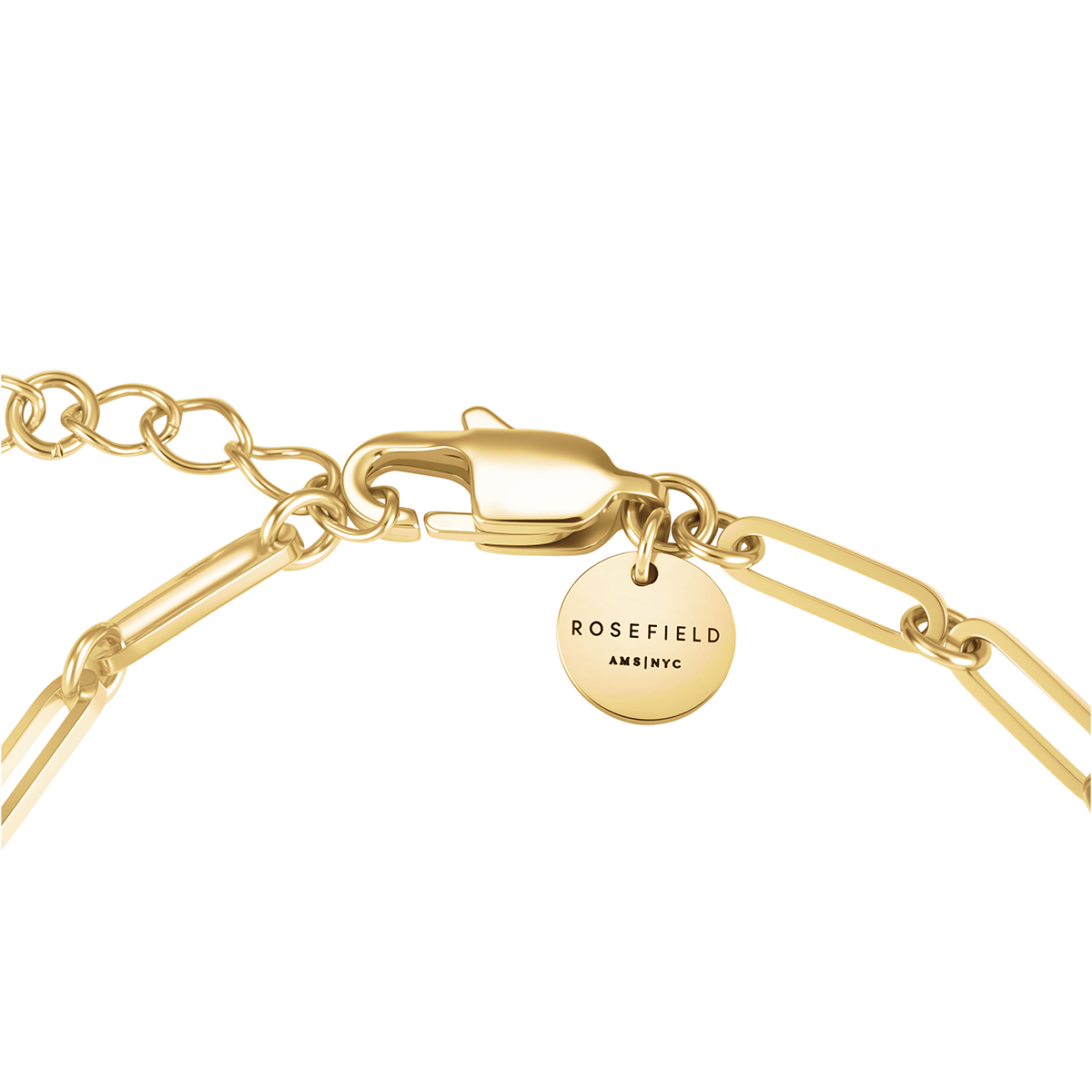 Rosefield Graduated Crystal Bar Paperclip Bracelet - JBCBG-J1023