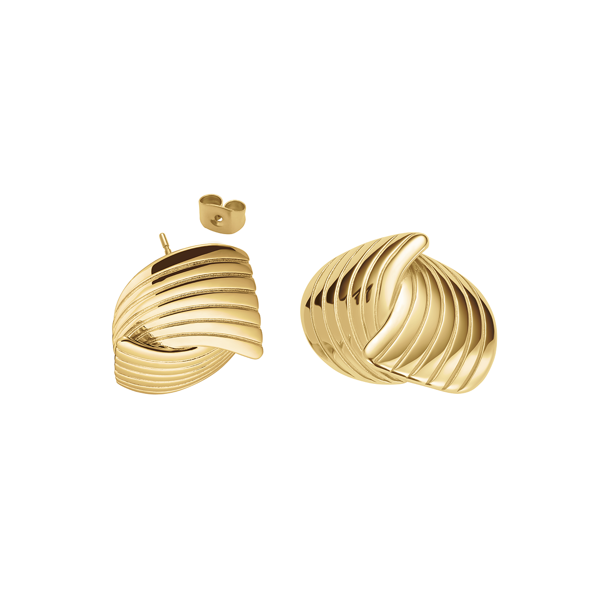 Rosefield Simple Knot Earrings - JESKG-J1056