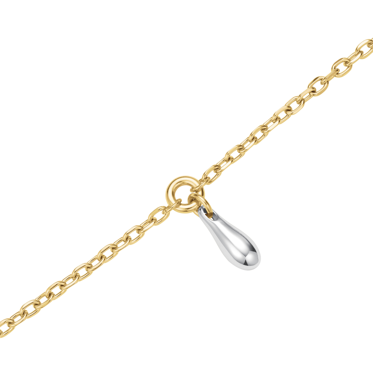 Rosefield Dome Drop Duotone Necklace - JNDDD-J1220