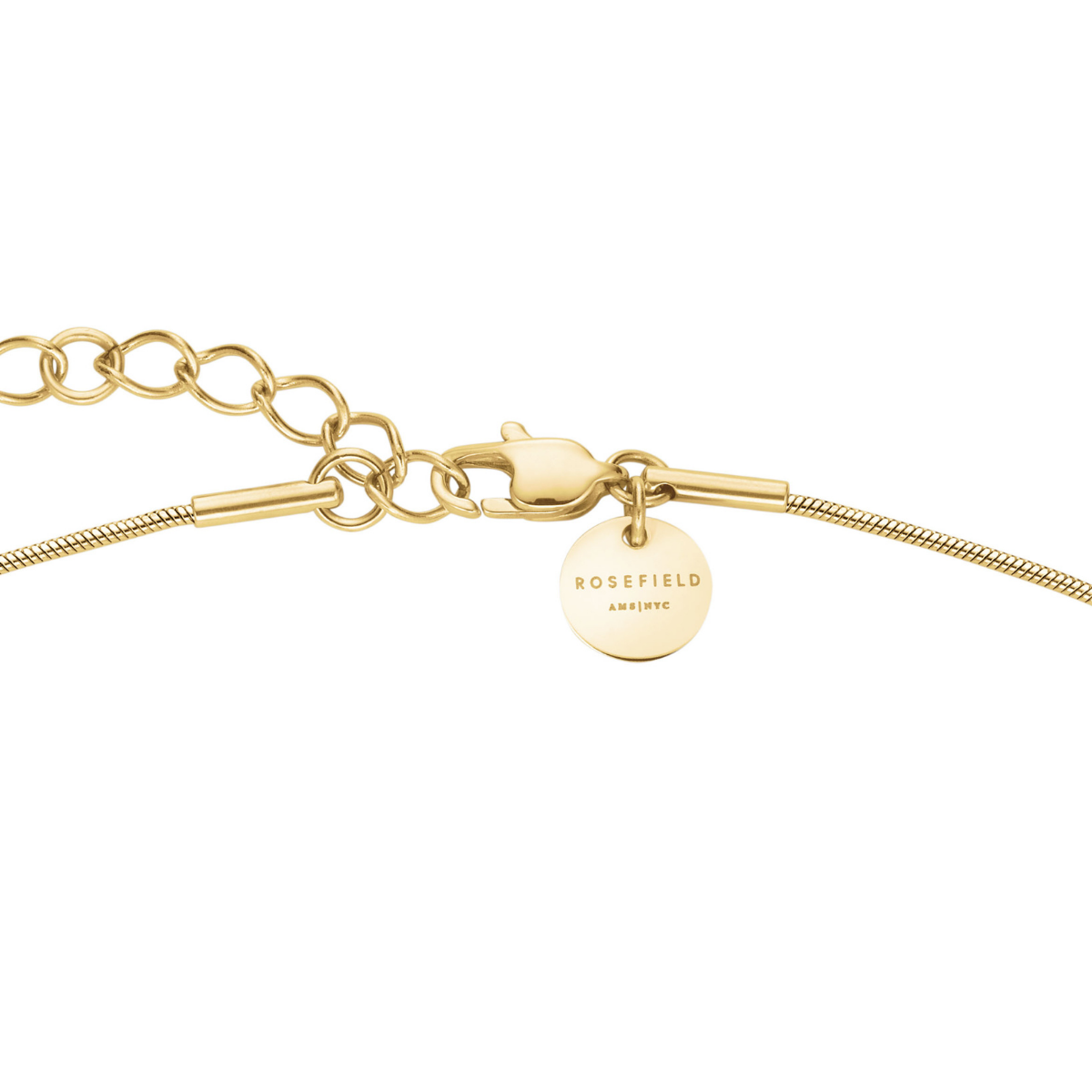 Rosefield Pave Striped Necklace Gold - JNPSG-J1231