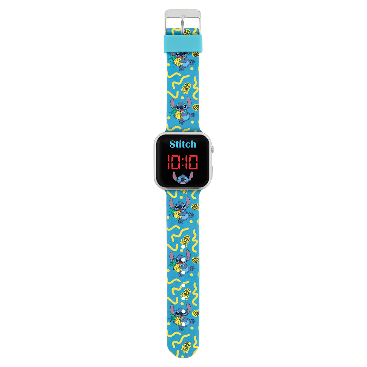 Disney Lilo and Stitch Character Print Strap LED Watch-LAS4038ARG