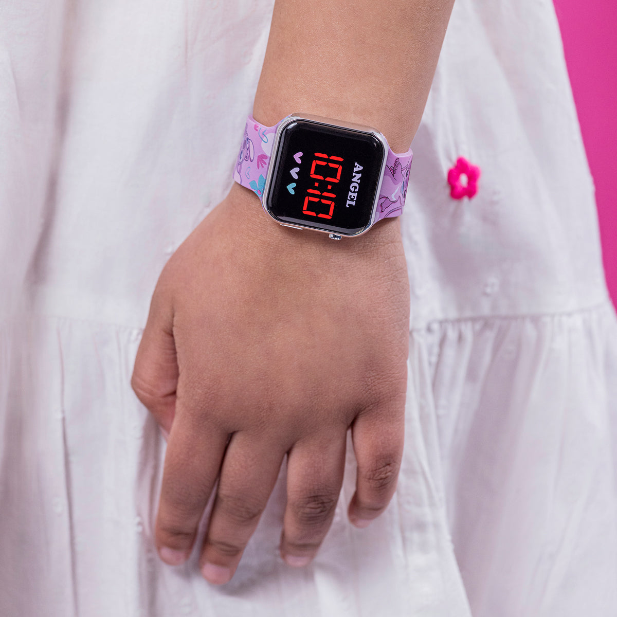 Disney Lilo and Stitch LED Strap Watch-LAS4087