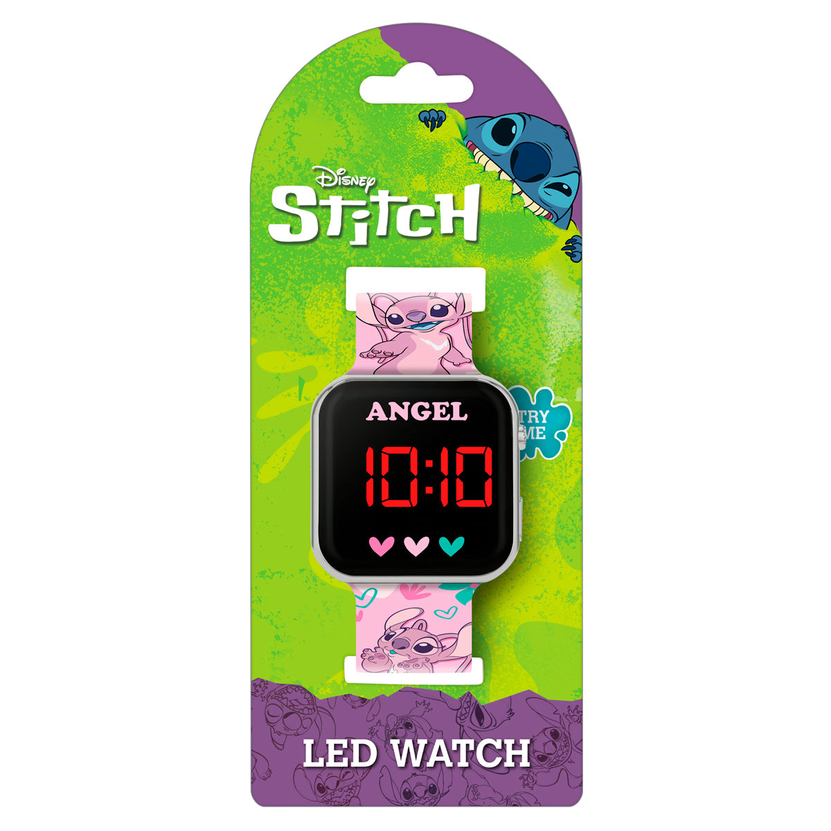 Disney Lilo and Stitch LED Strap Watch-LAS4087