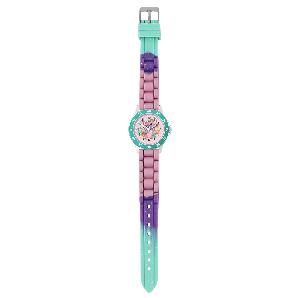 Disney Lilo and Stitch Pink Angel Time Teacher Watch-LAS9014