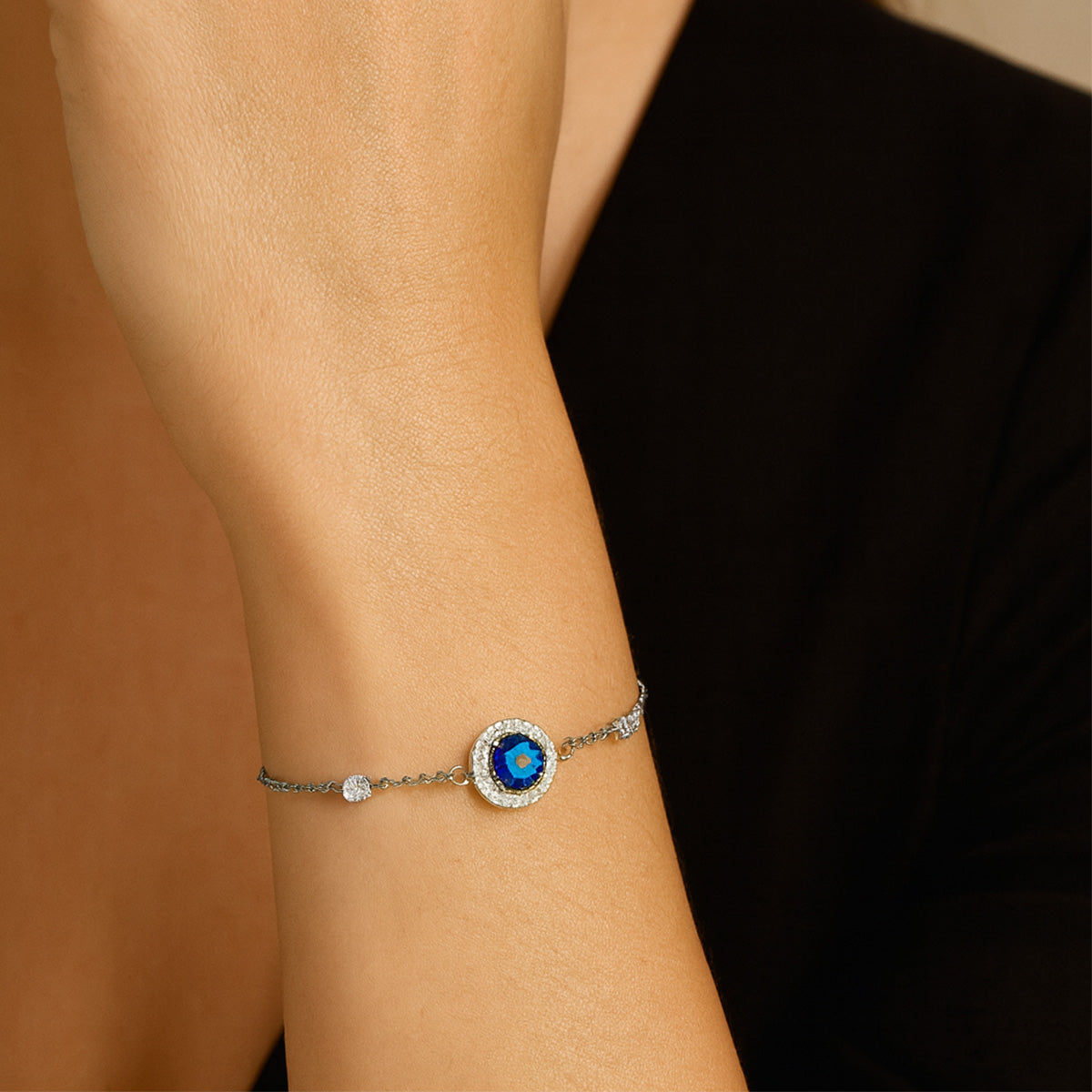 Liu Jo Celestia Silver Bracelet - Blue - LJ2265