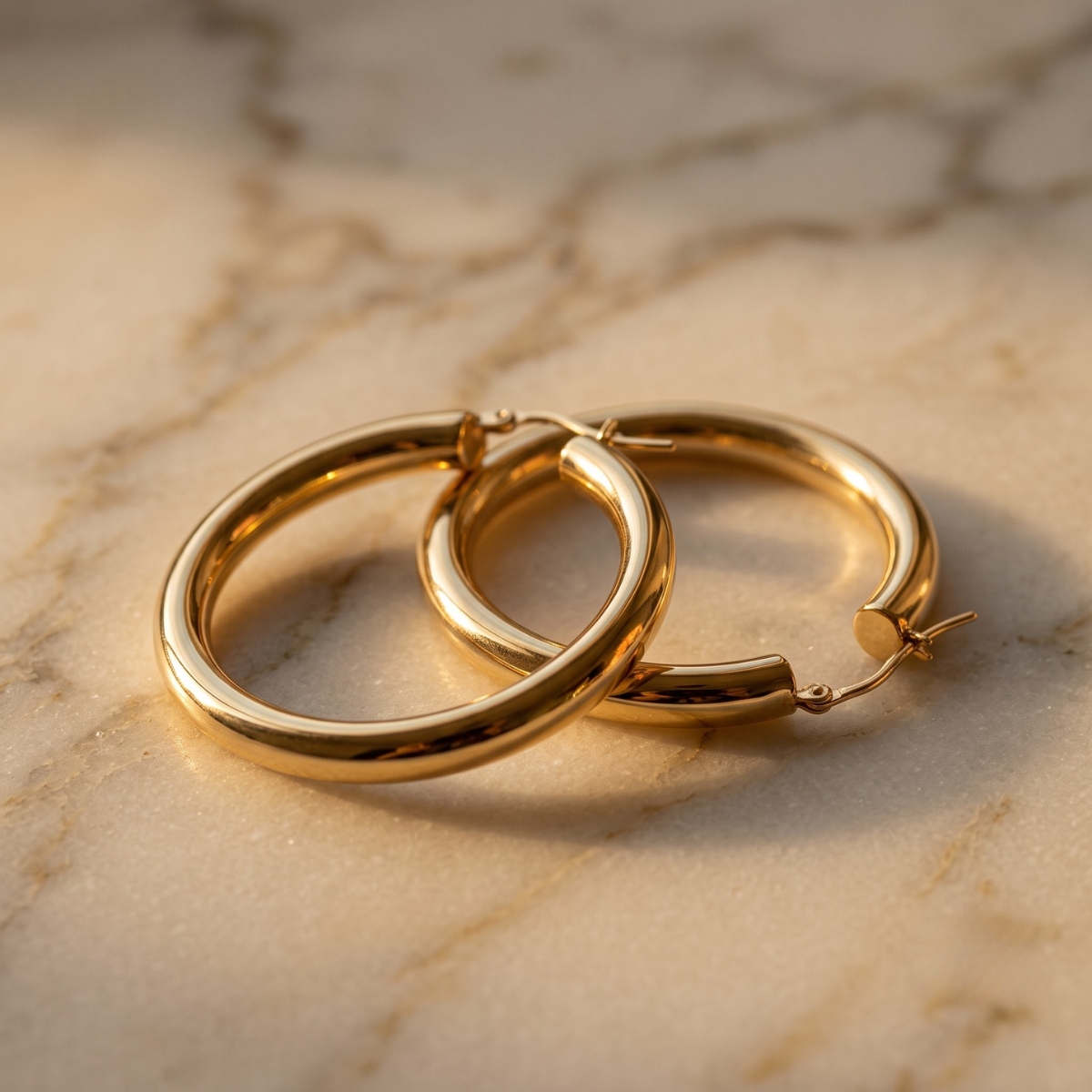 Liu Jo Hoops Earrings Pair (Silver + Gold)