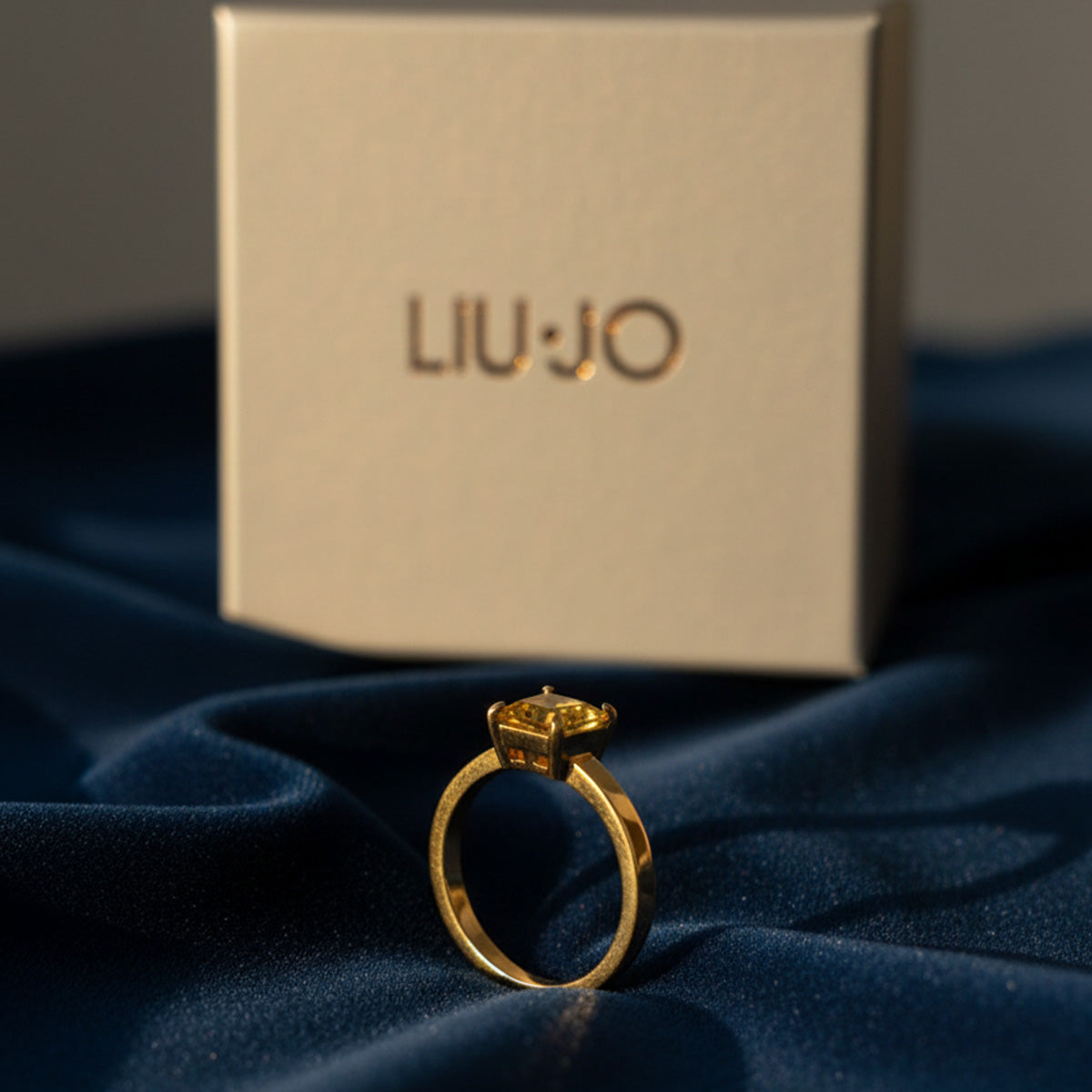 Liu Jo Cher Gold Ring - Yellow - LJ2434