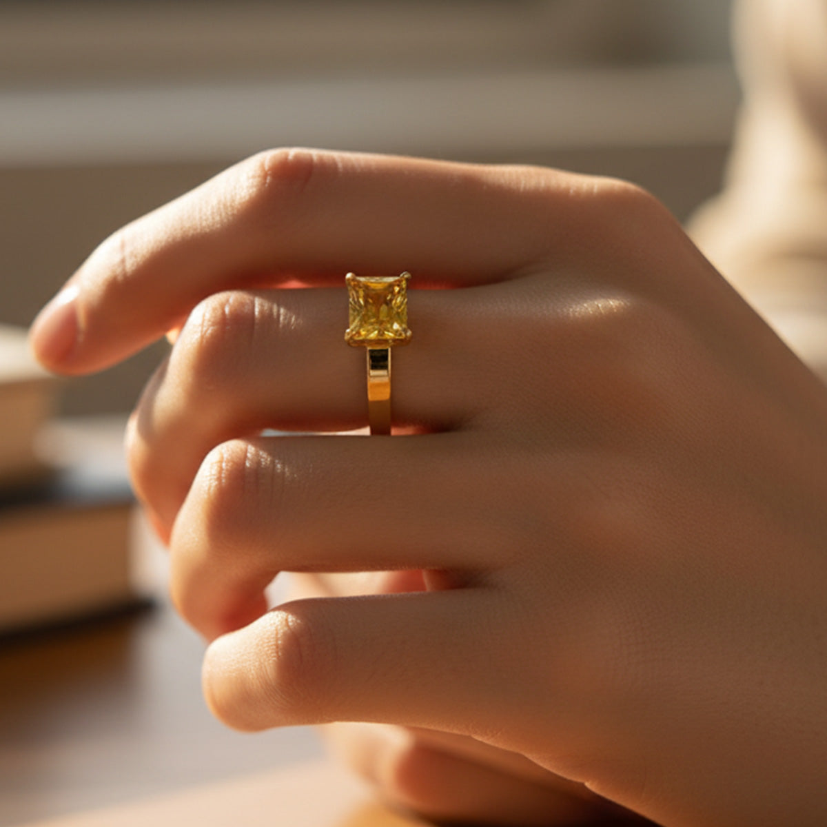 Liu Jo Cher Gold Ring - Yellow - LJ2434