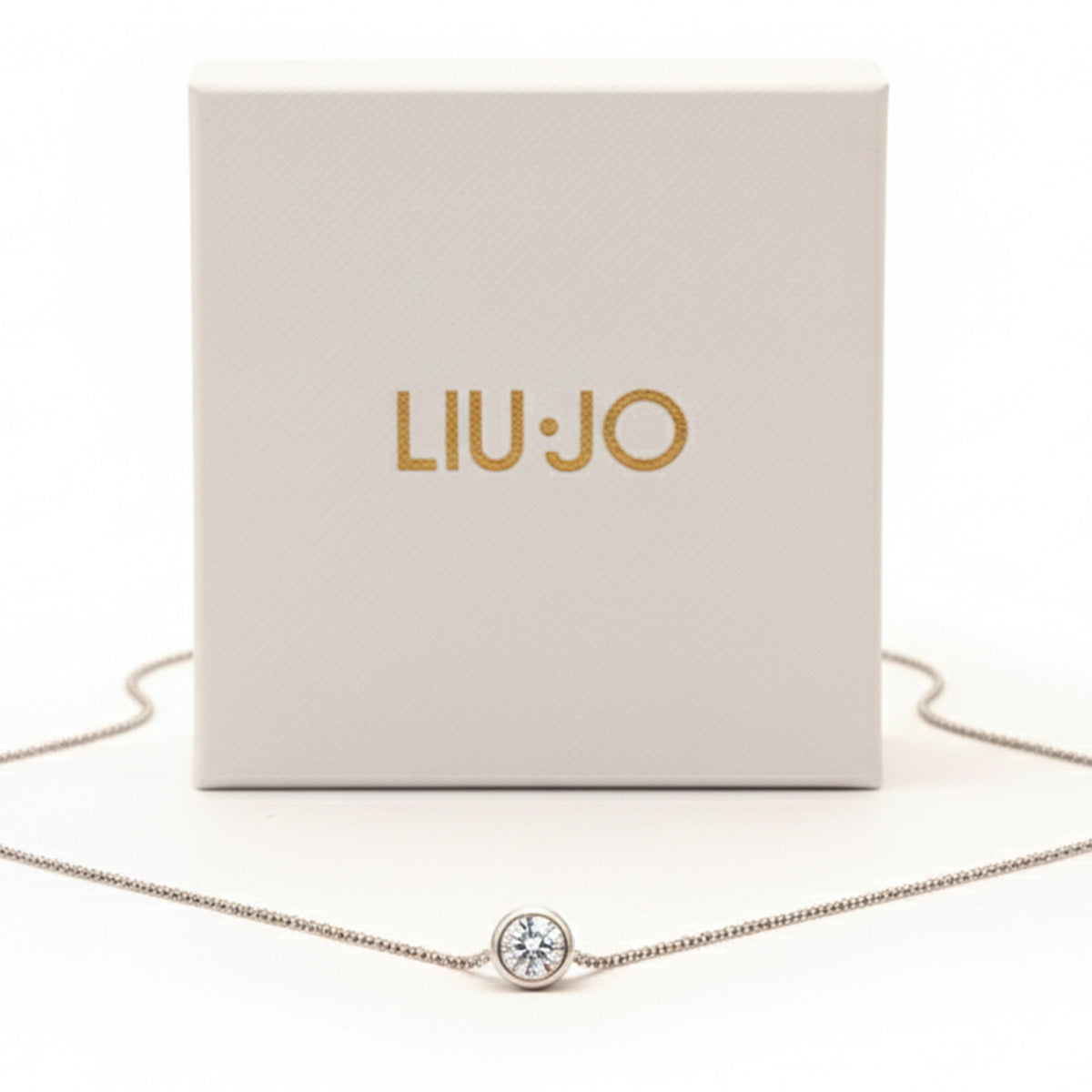 Liu Jo Silver Pendant Necklace - LJ2529