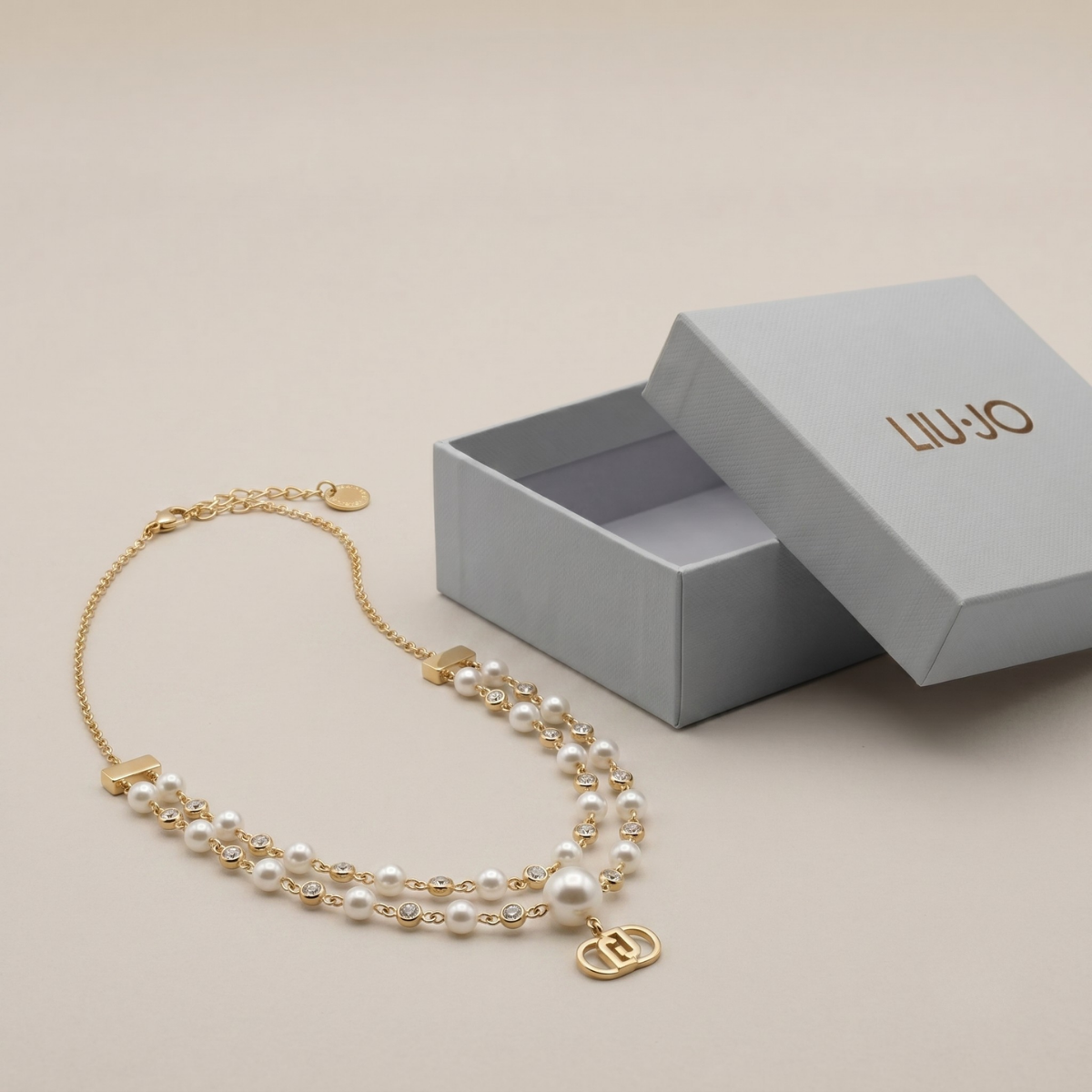 Liu Jo Luna Gold Necklace - LJ3169