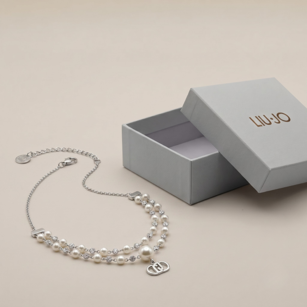 Liu Jo Luna Silver Necklace - LJ3170