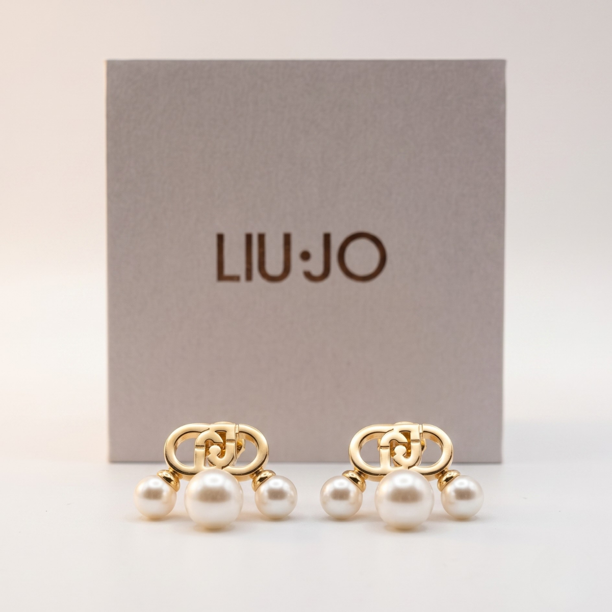 Liu Jo Luna Gold Earrings - LJ3173