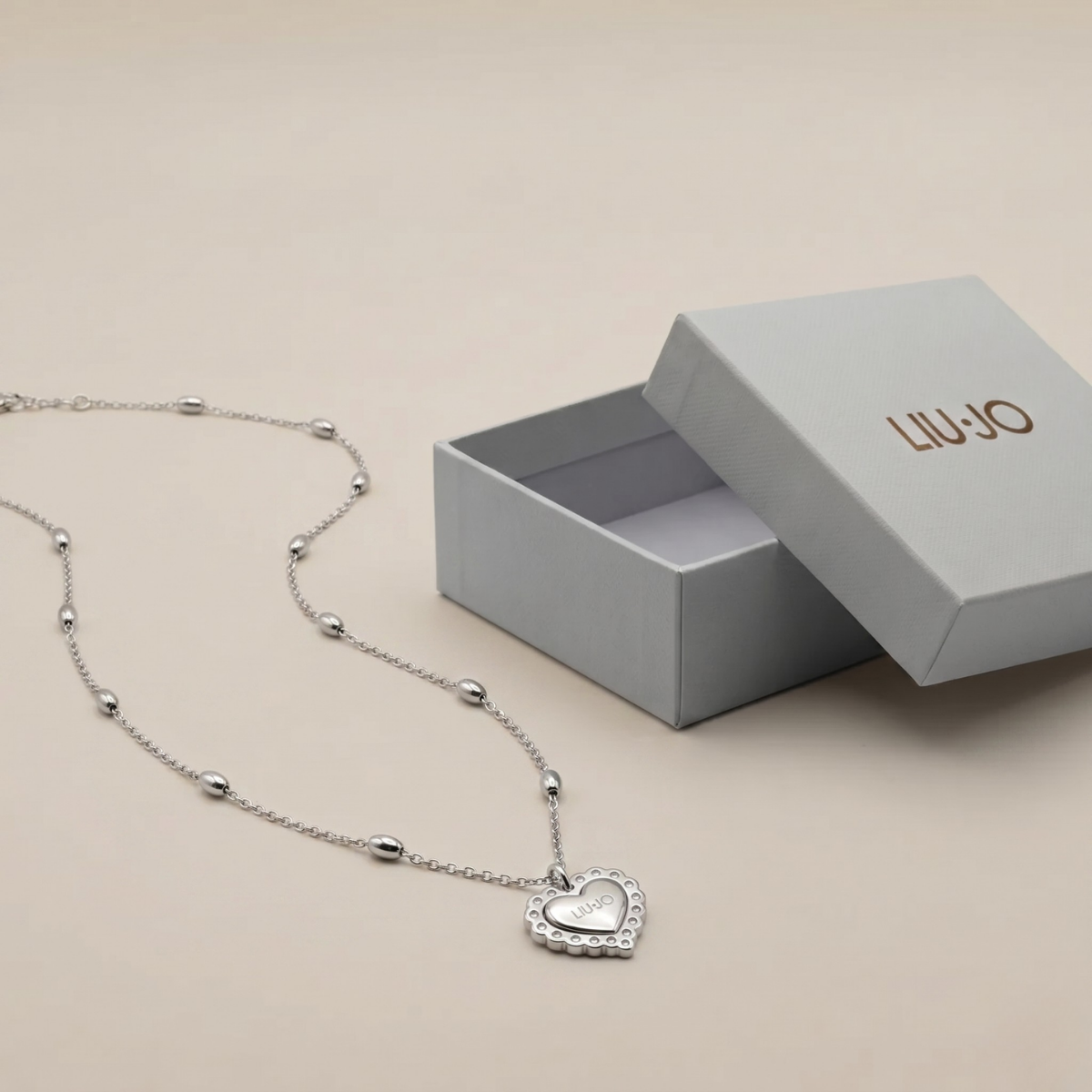 Liu Jo Stella Silver Necklace - LJ3204