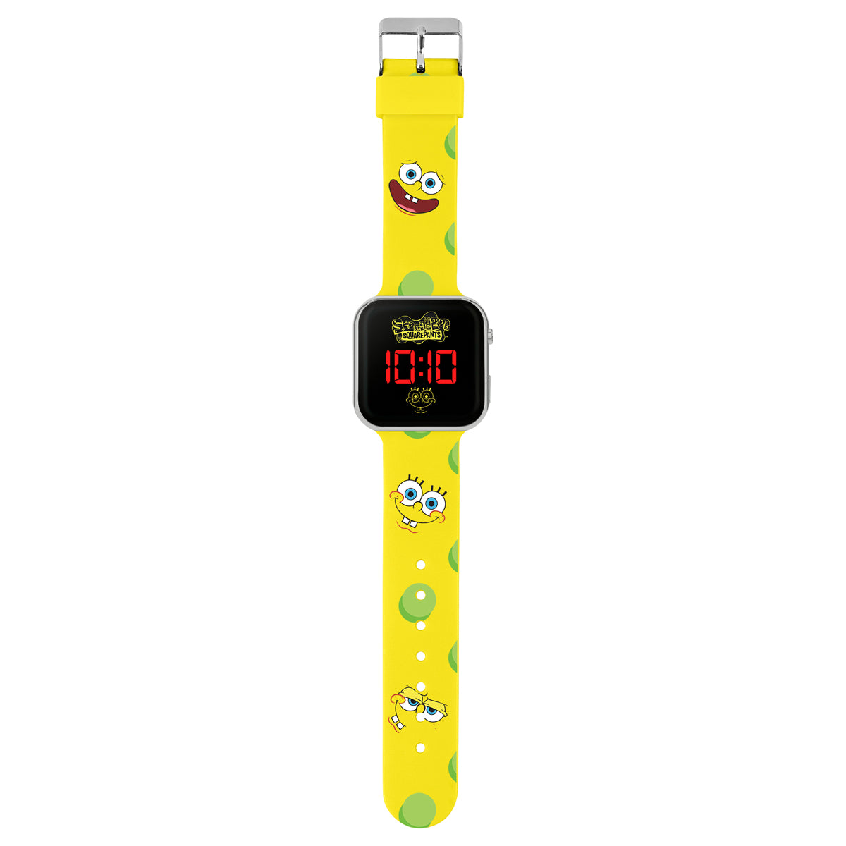 Nickelodeon SpongeBob Yellow LED Watch with Printed Character Strap - SGB4134