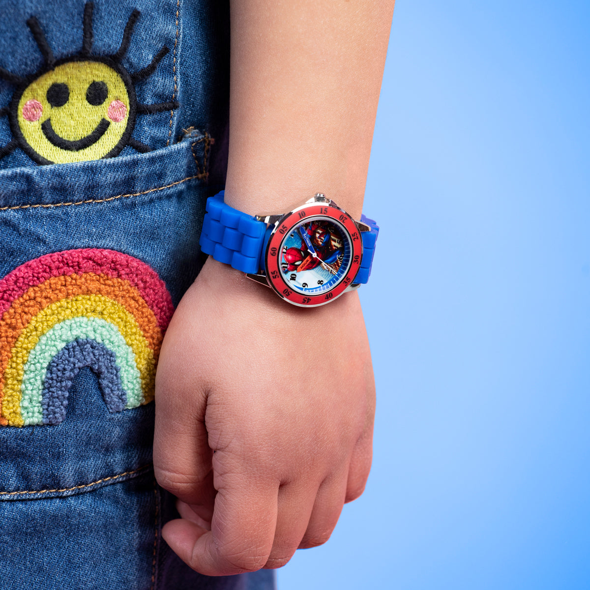 Disney Marvel Spiderman Blue Strap Watch - SPD9048