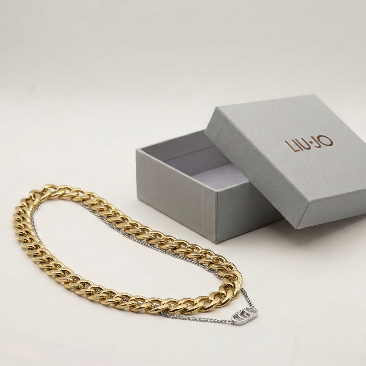 Liu Jo Pulse Gold Necklace - LJ2800