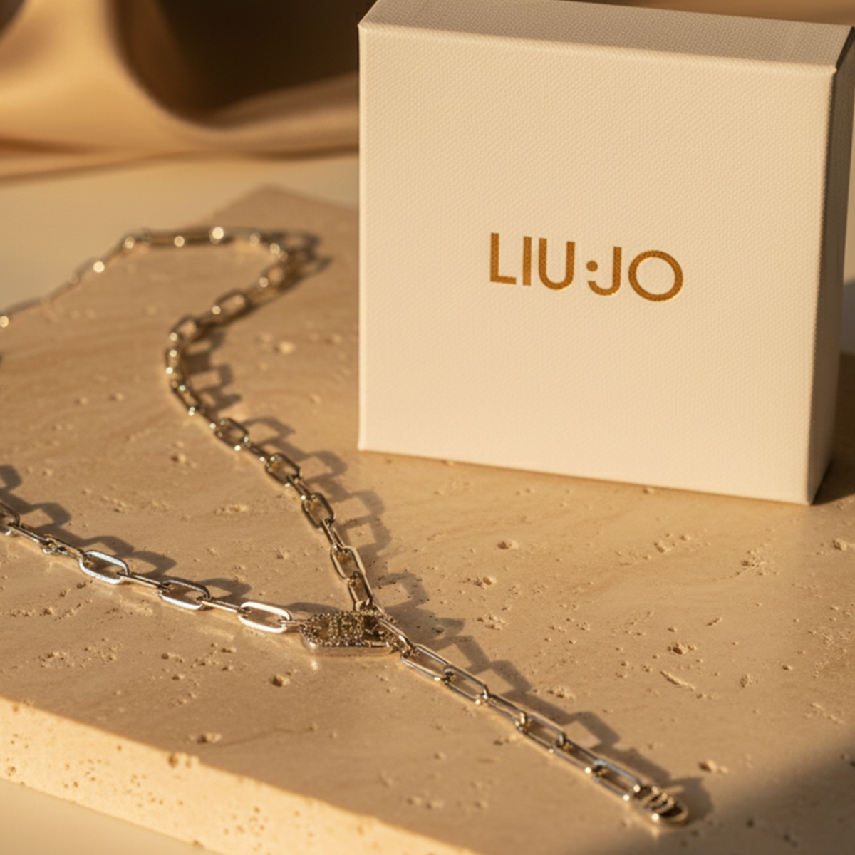 Liu Jo Flare Silver Necklace - LJ2617