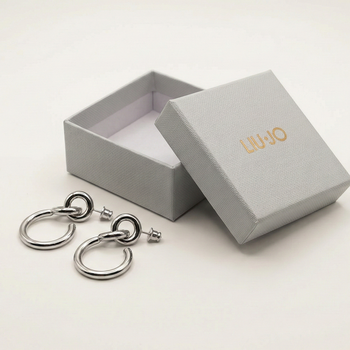 Liu Jo Loop Silver Earrings - LJ2921