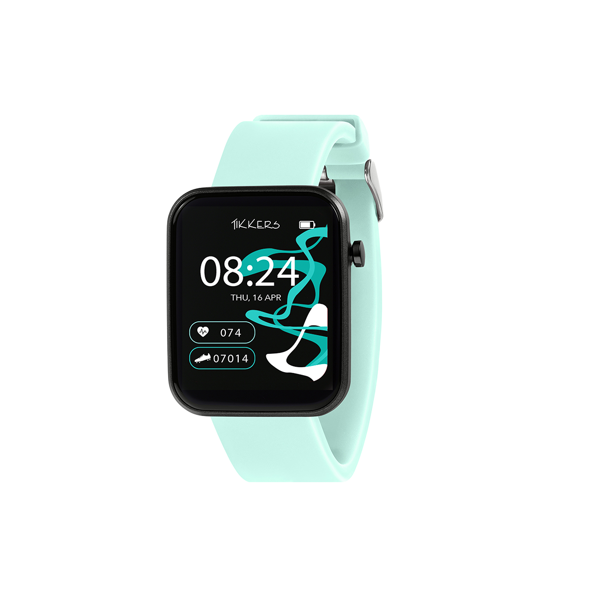 Tikkers Smart Series 13 Blue Silicone Strap Smart Watch - TKS13-0028