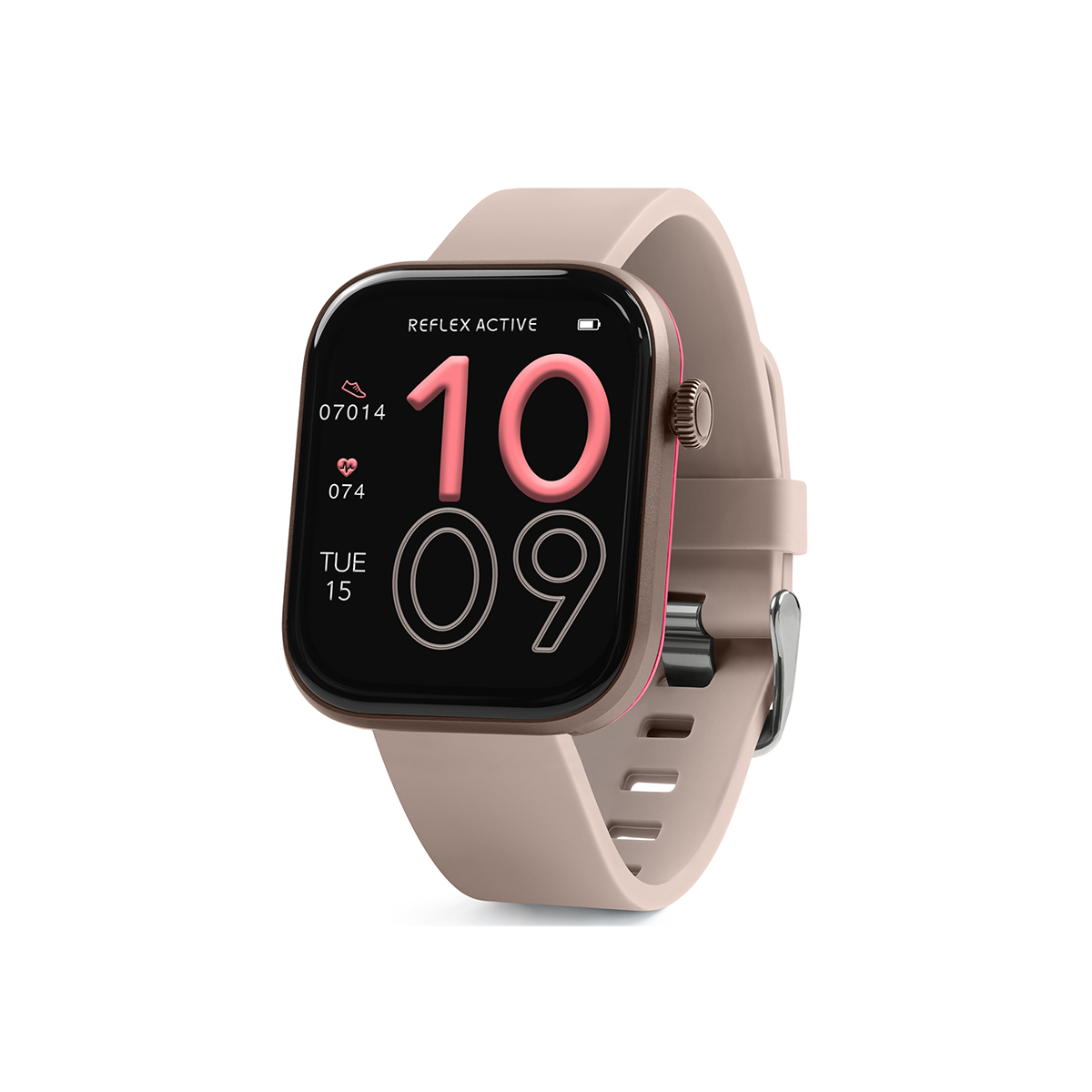 Reflex Active Spectra S 300 Lite AMOLED Smart Aluminium Mink Strap Calling Watch - RA40-2220