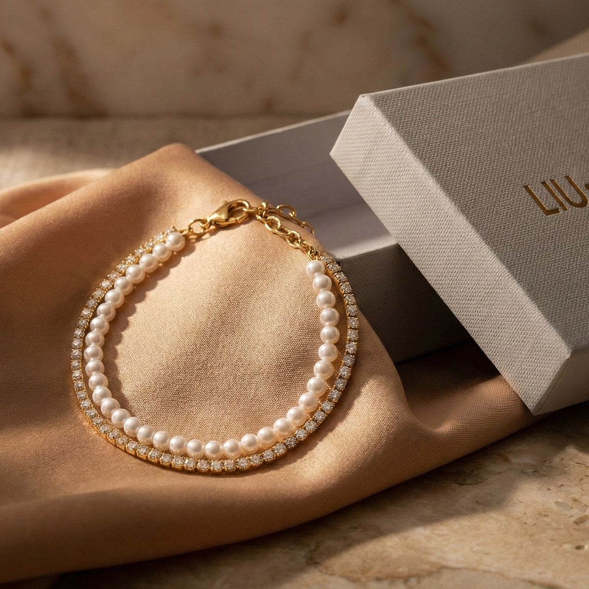 Liu Jo Duo Gold Bracelet - LJ3027