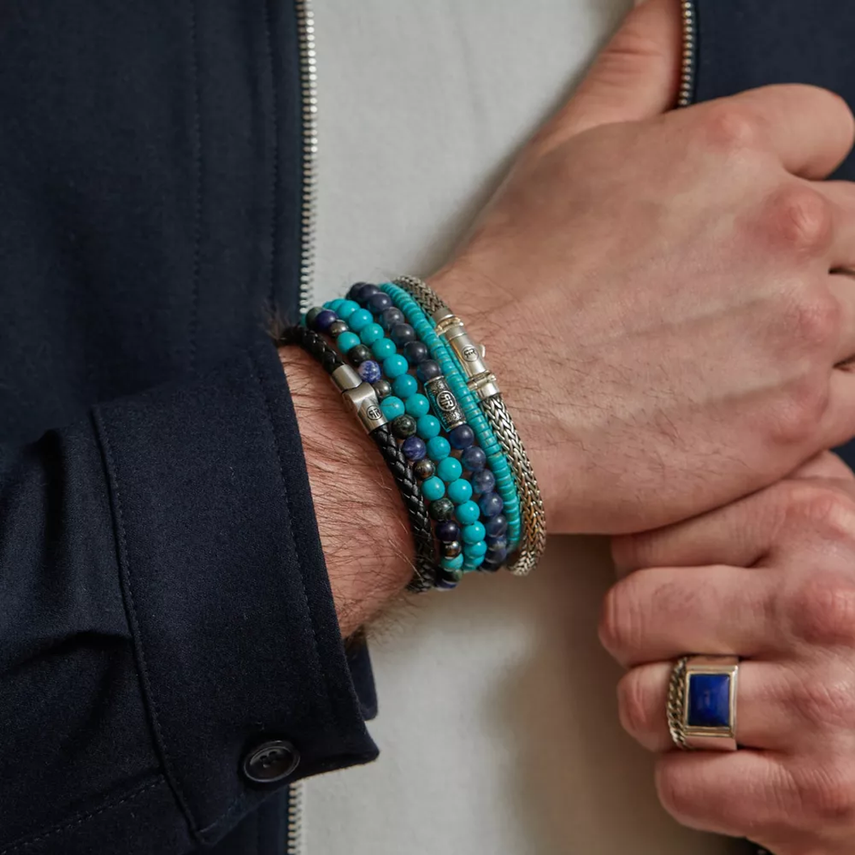 RR-Midnight Blue Vintage Bracelet - 80096-V