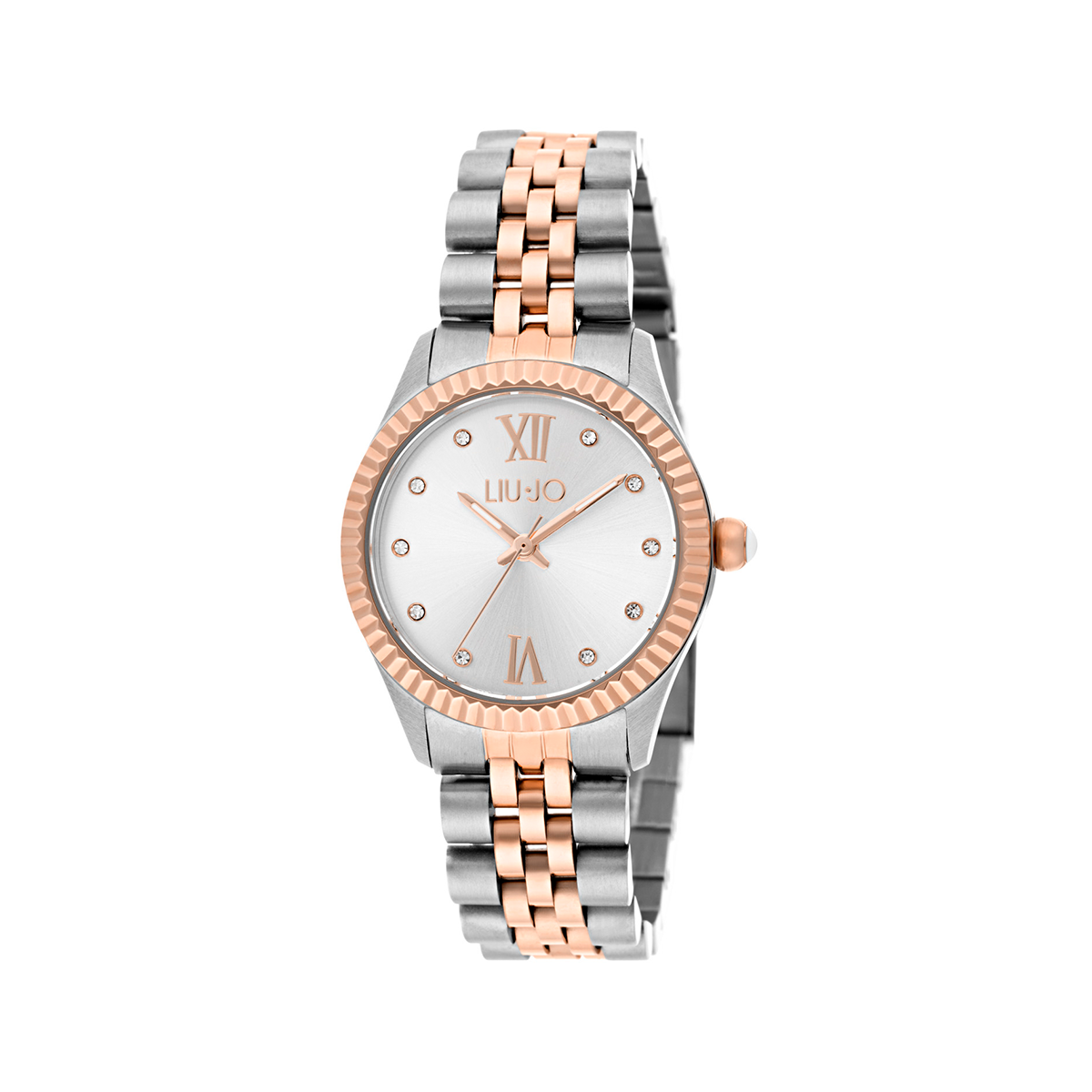 Liu Jo Cusual Tiny White Dualtone Watch - TLJ1223