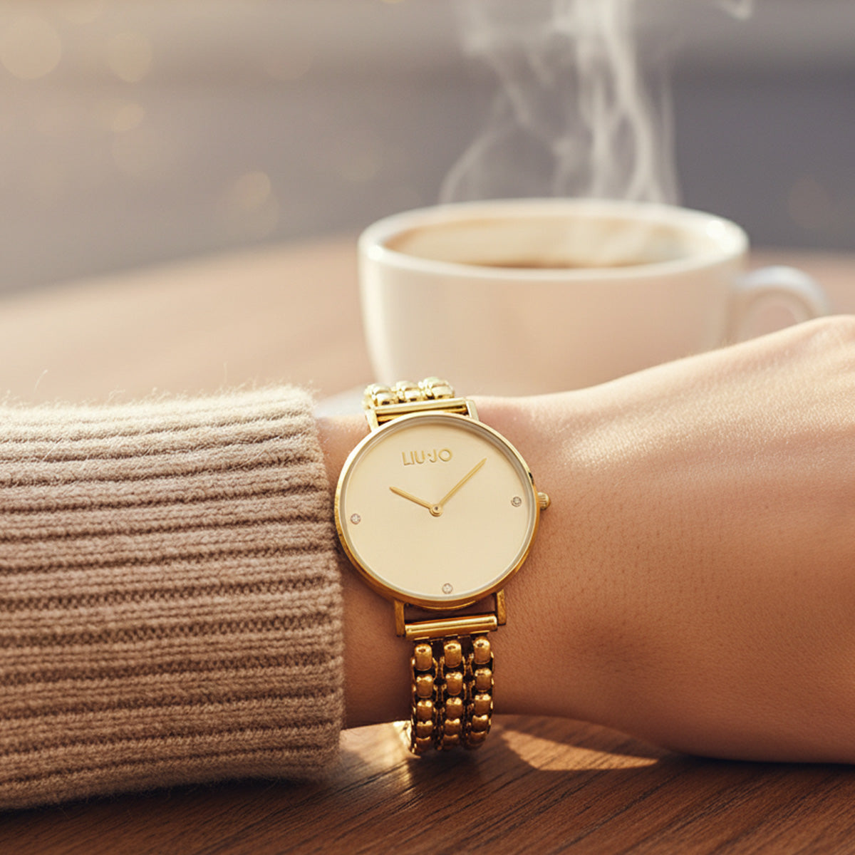 Liu Jo Framework Gold Watch - TLJ1387