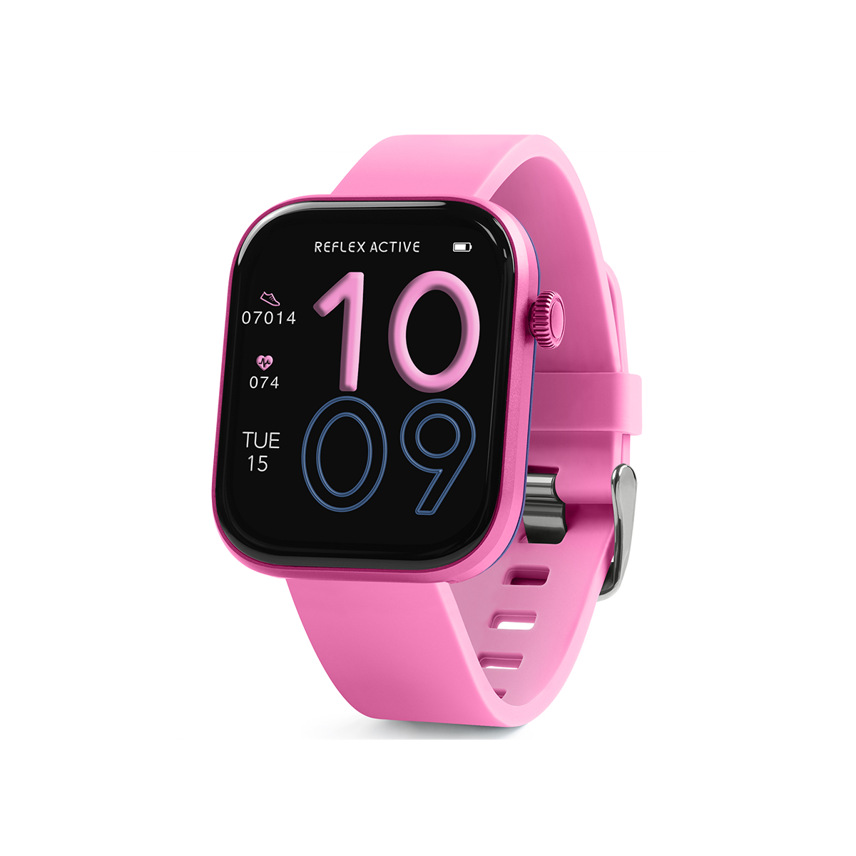 Reflex Active Spectra S 300 Lite AMOLED Smart Aluminium Pink Strap Calling Watch - RA40-2219