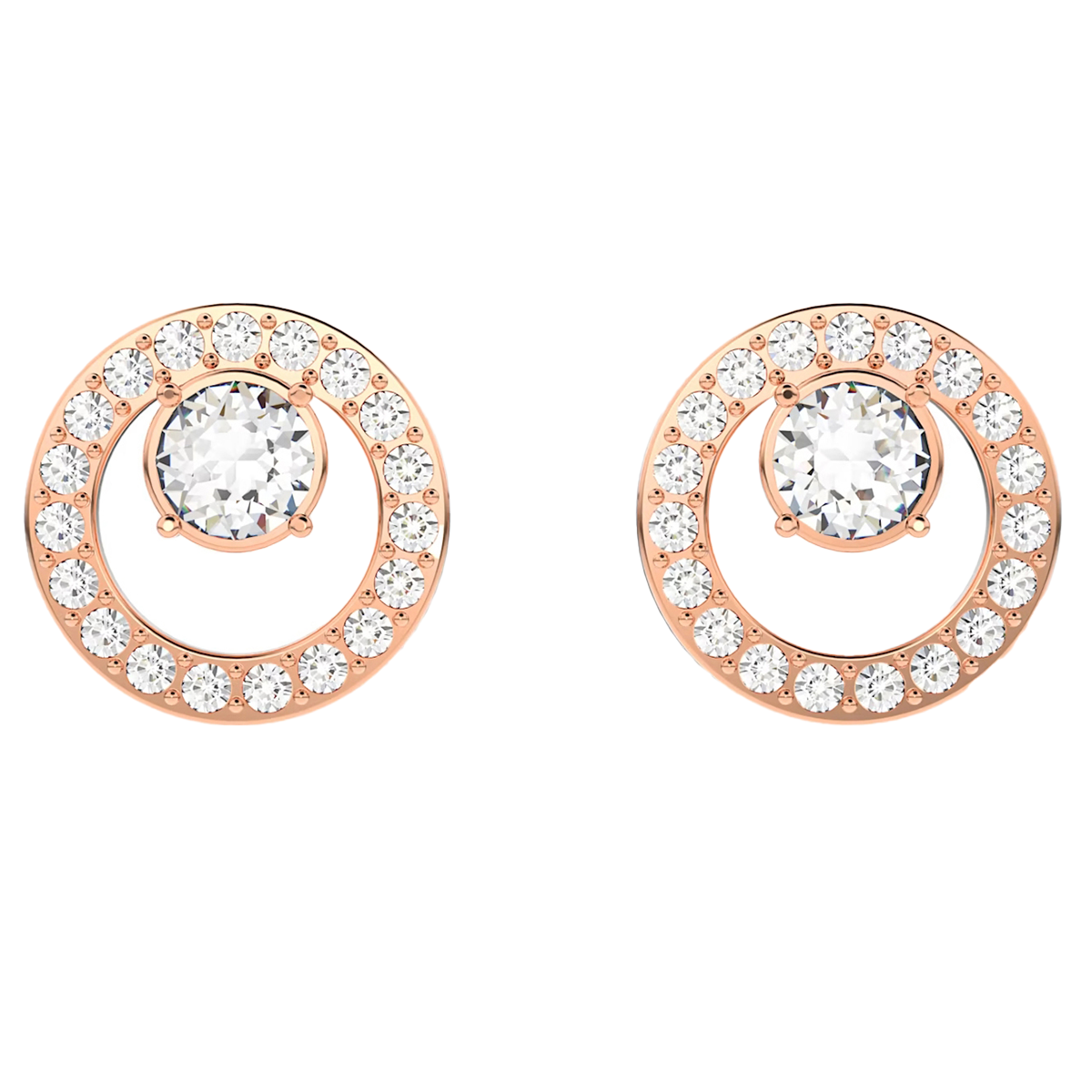 Liu Jo rosegold circle studs - LJ2525