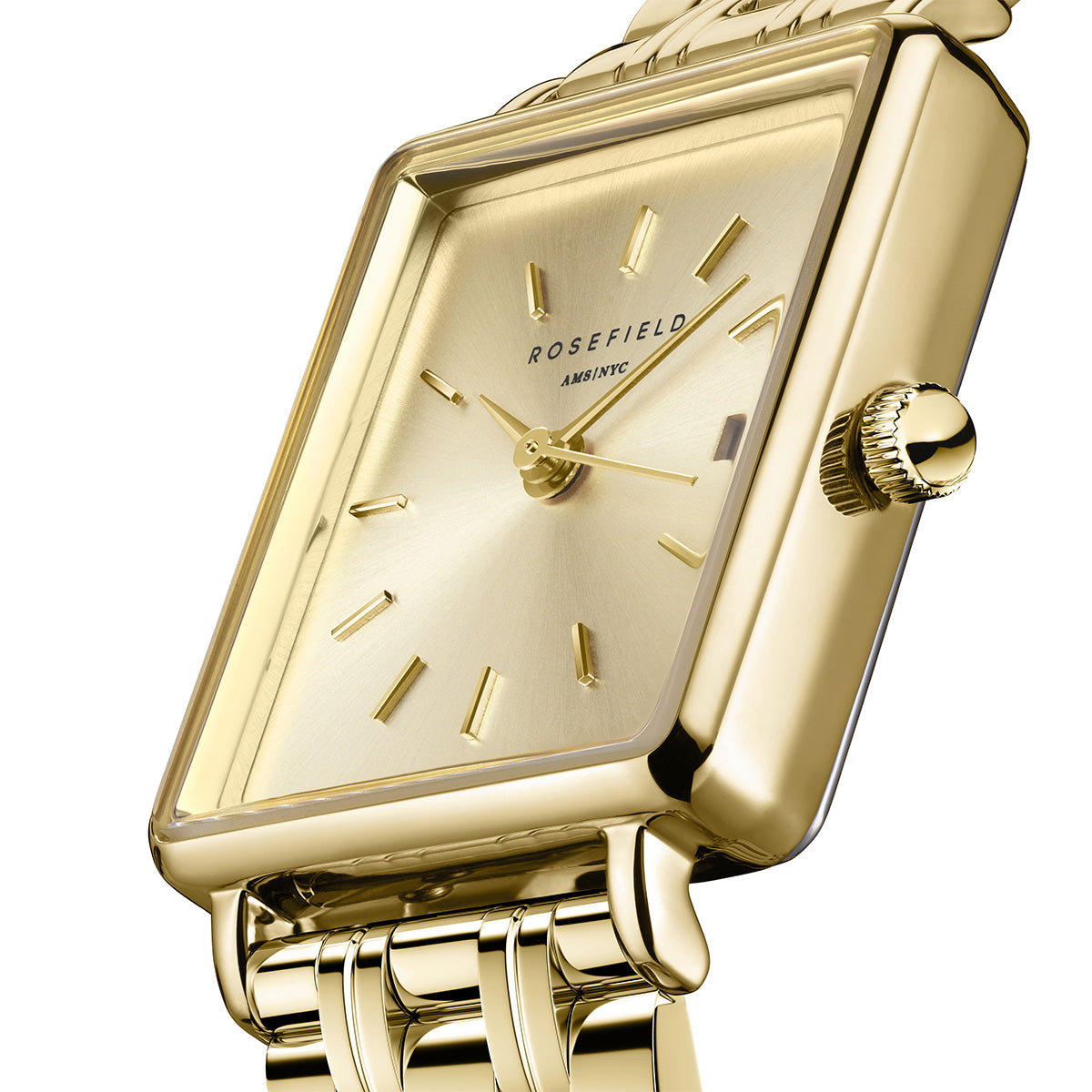 Rosefield Boxy XS Champagne Steel Gold - QCGSG-Q048