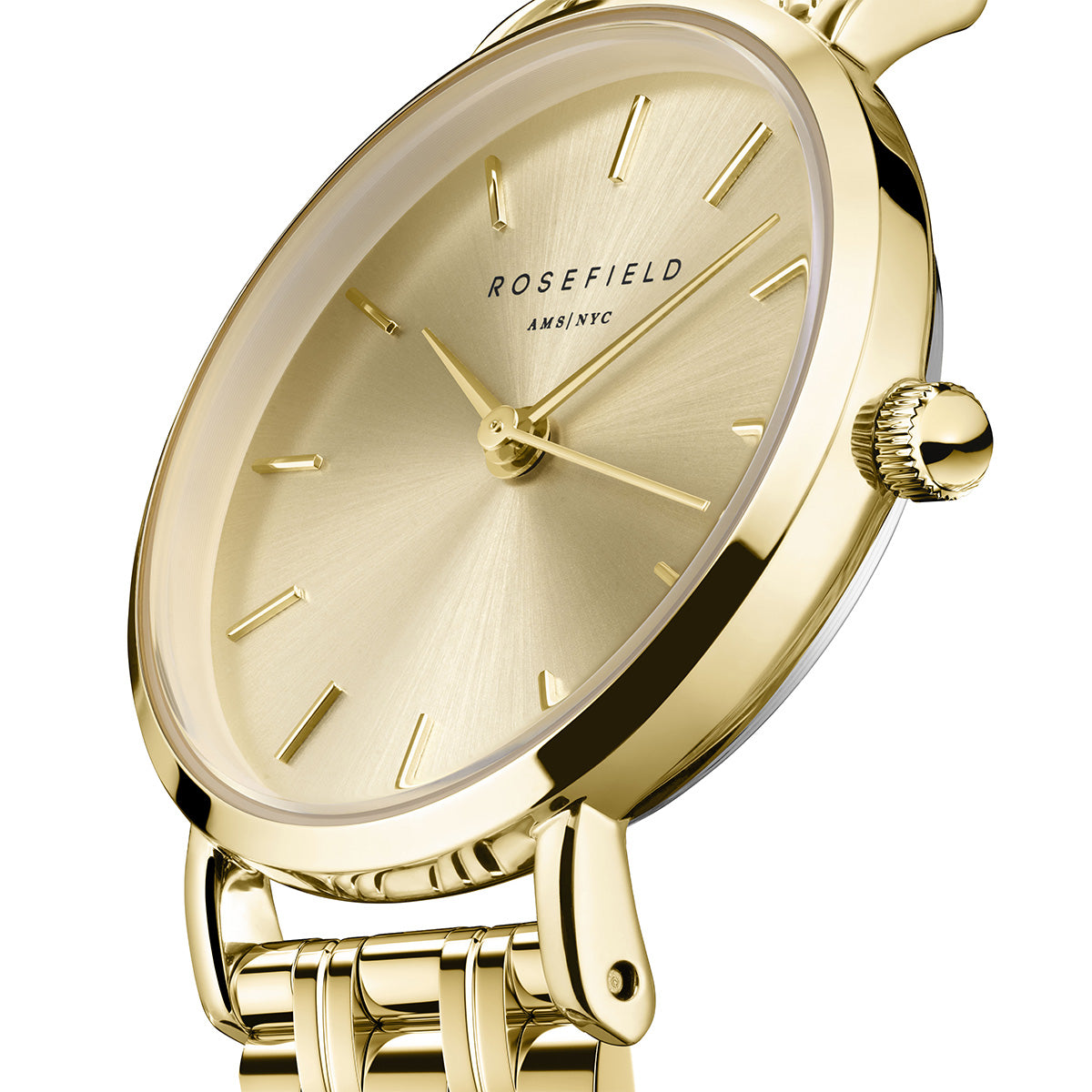 Rosefield Small Edit Champagne Steel Gold - SCGSG-S05