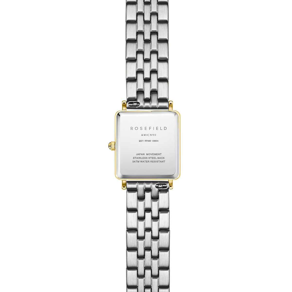 Rosefield Boxy XS White Sunray Steel Silver Gold Duo - QMWSSG-Q023
