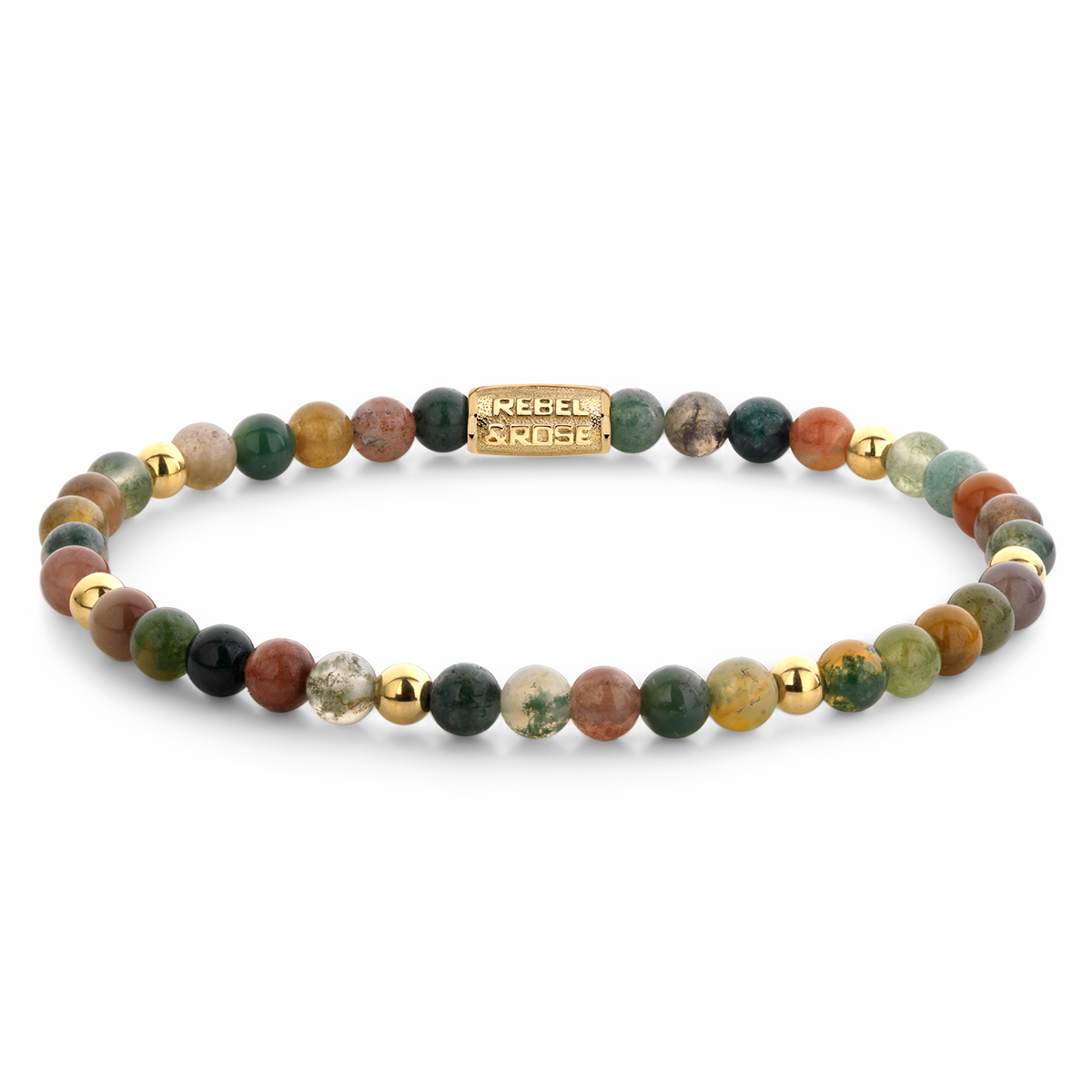 Indian Summer - Yellowgold ionplated Bracelet - RR-40046-G-S