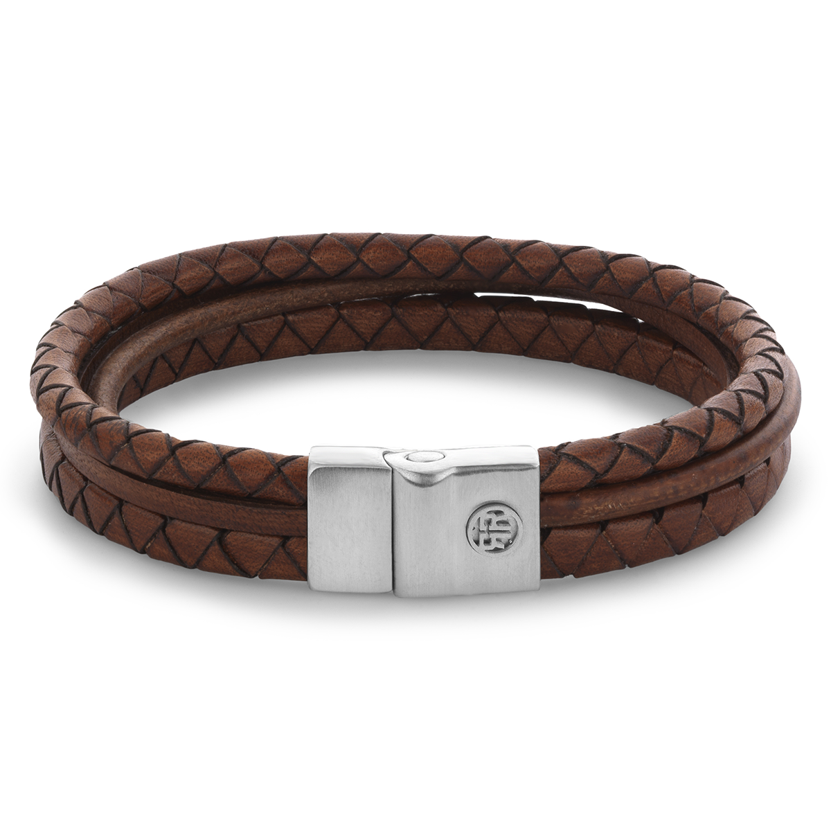 Full Metal Premium Combo Cognac Bracelet - RR-M0056-S
