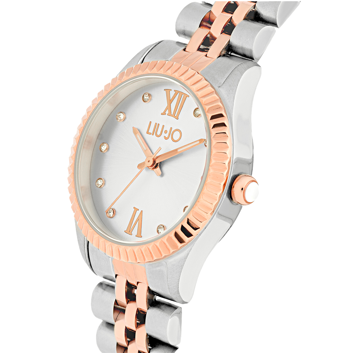 Liu Jo Cusual Tiny White Dualtone Watch - TLJ1223