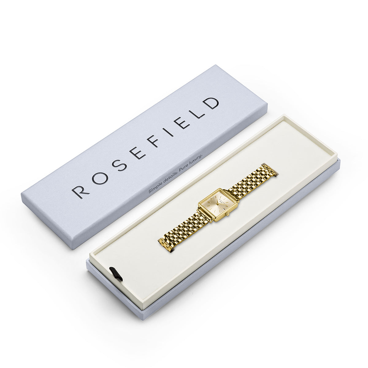 Rosefield Boxy XS Champagne Steel Gold - QCGSG-Q048