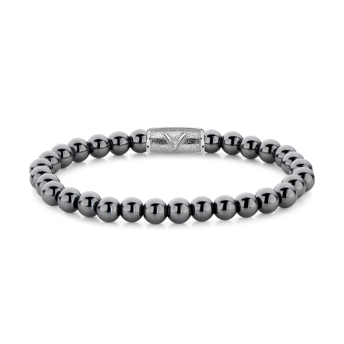 Grey Silver Shine DV Bracelet - RR-6DV02-S